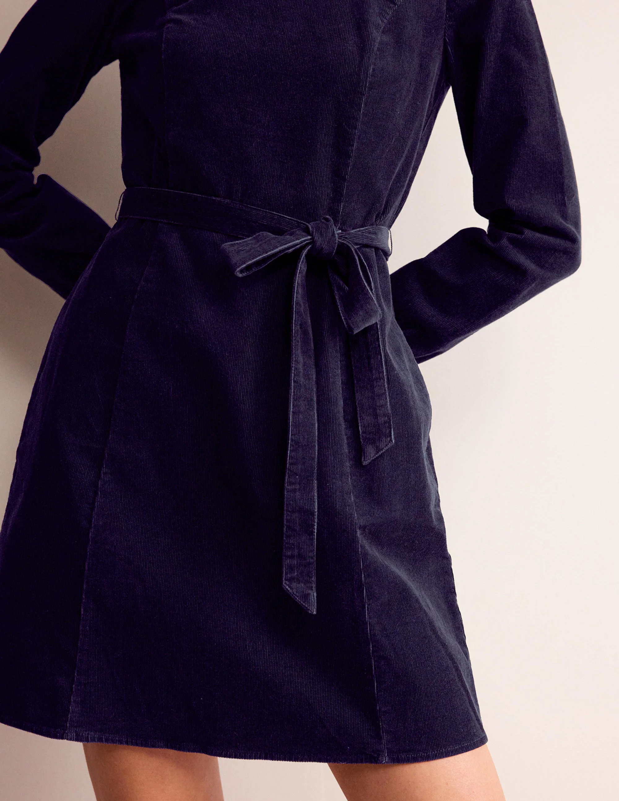 Harriet Cordkleid-Marineblau - Image 2