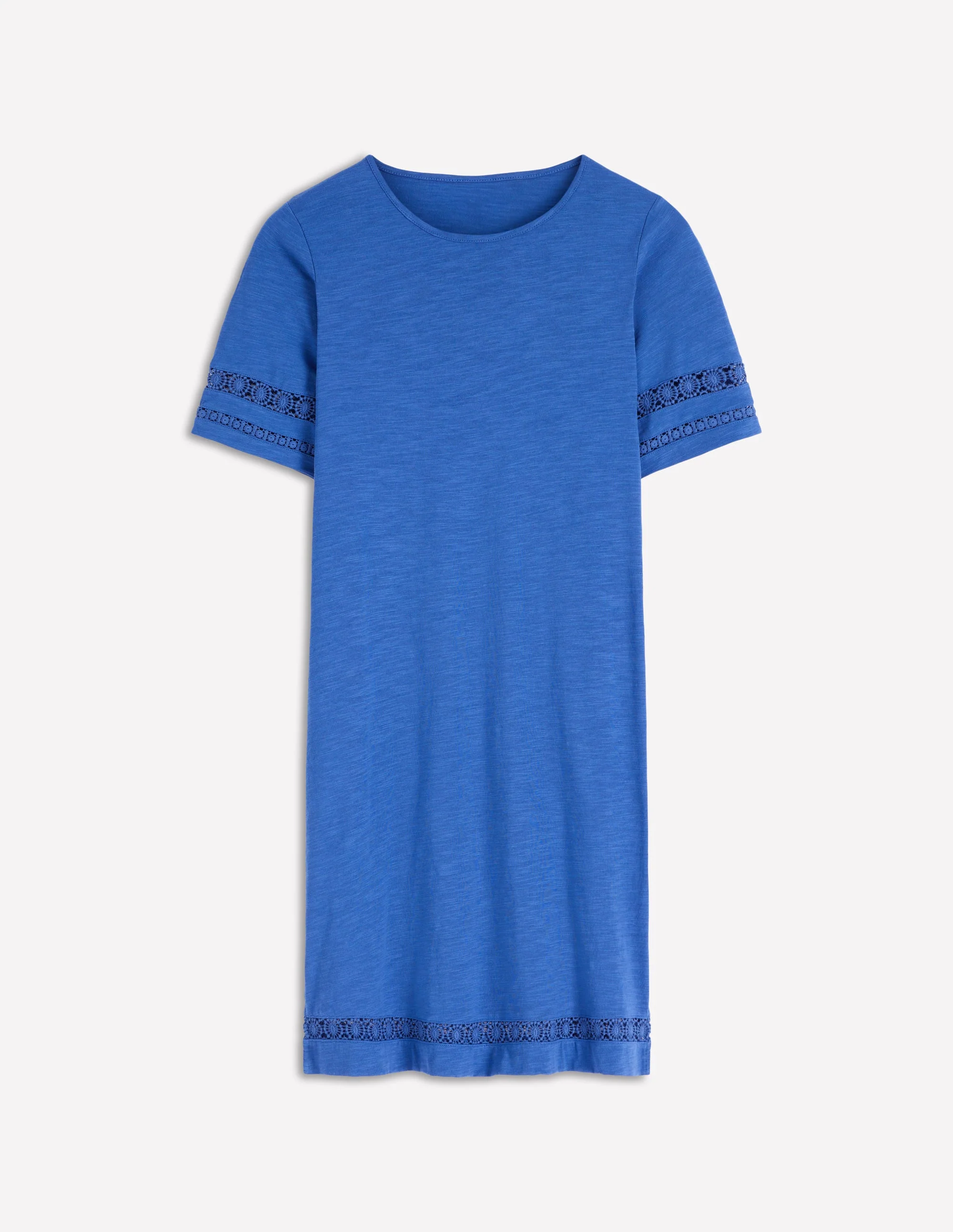 Hattie T-Shirt-Kleid aus Jersey-Denim-Blau - Image 6