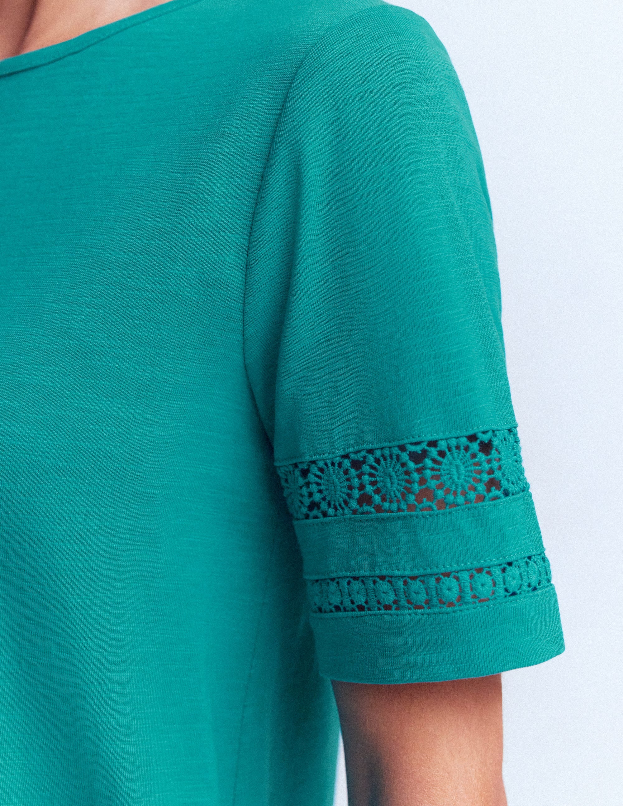 Hattie T-Shirt-Kleid aus Jersey-Glasurblau - Image 3