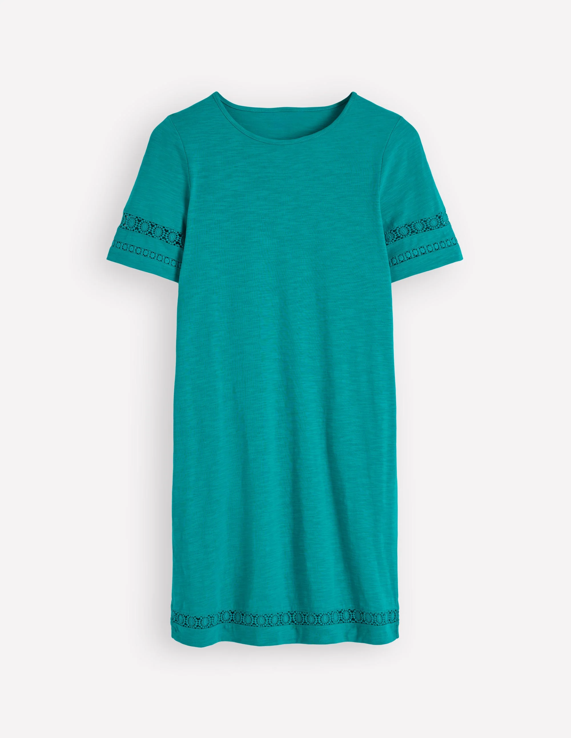 Hattie T-Shirt-Kleid aus Jersey-Glasurblau - Image 6