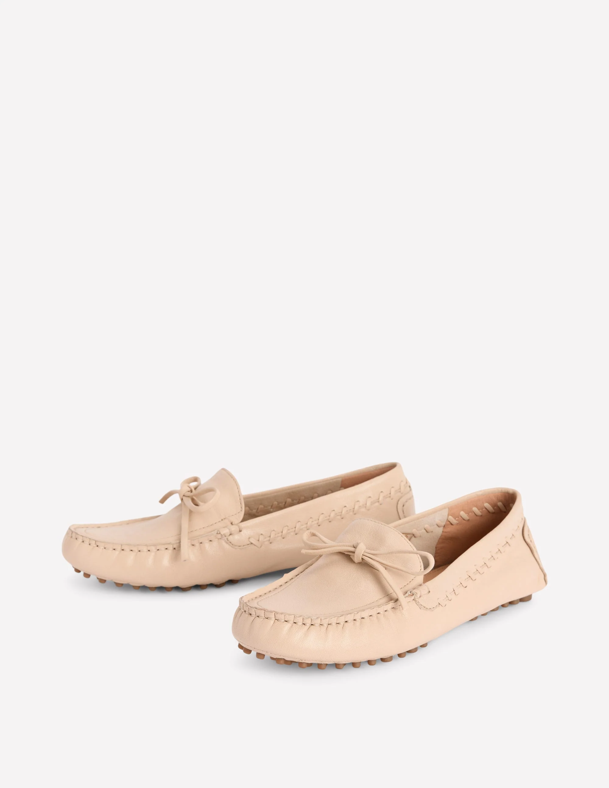 Heidi Genähte, weiche Loafer-Beige - Image 5