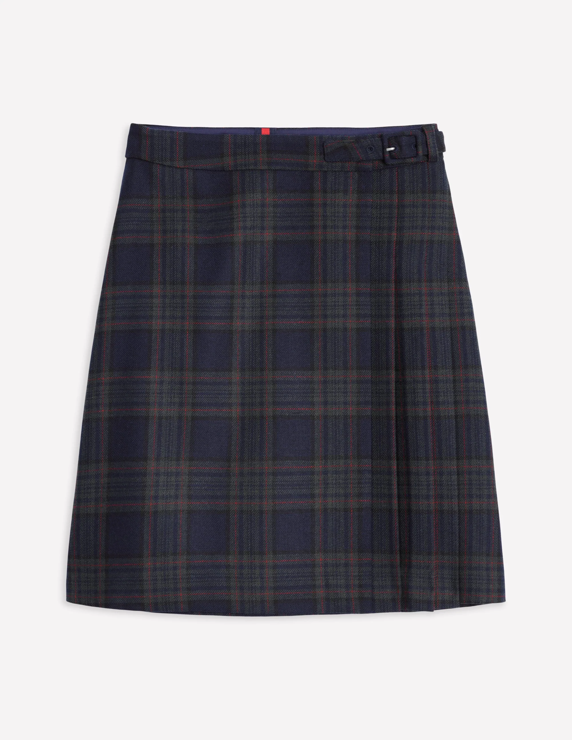 Helen Kilt mit Schnalle-Marineblau und Grün kariert - Image 8