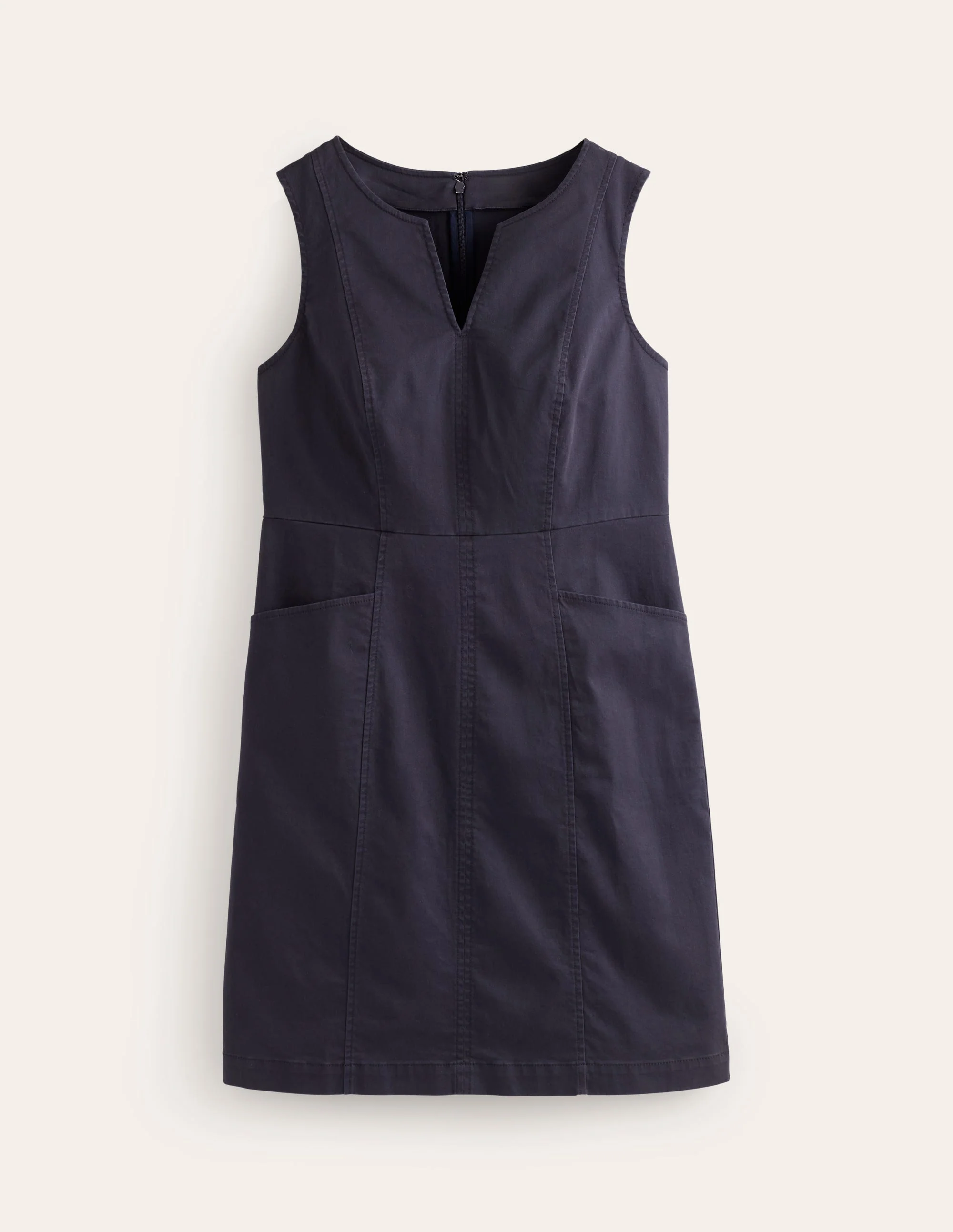 Helena Kurzes Chino-Kleid-Aqua Marine Marl - Image 5