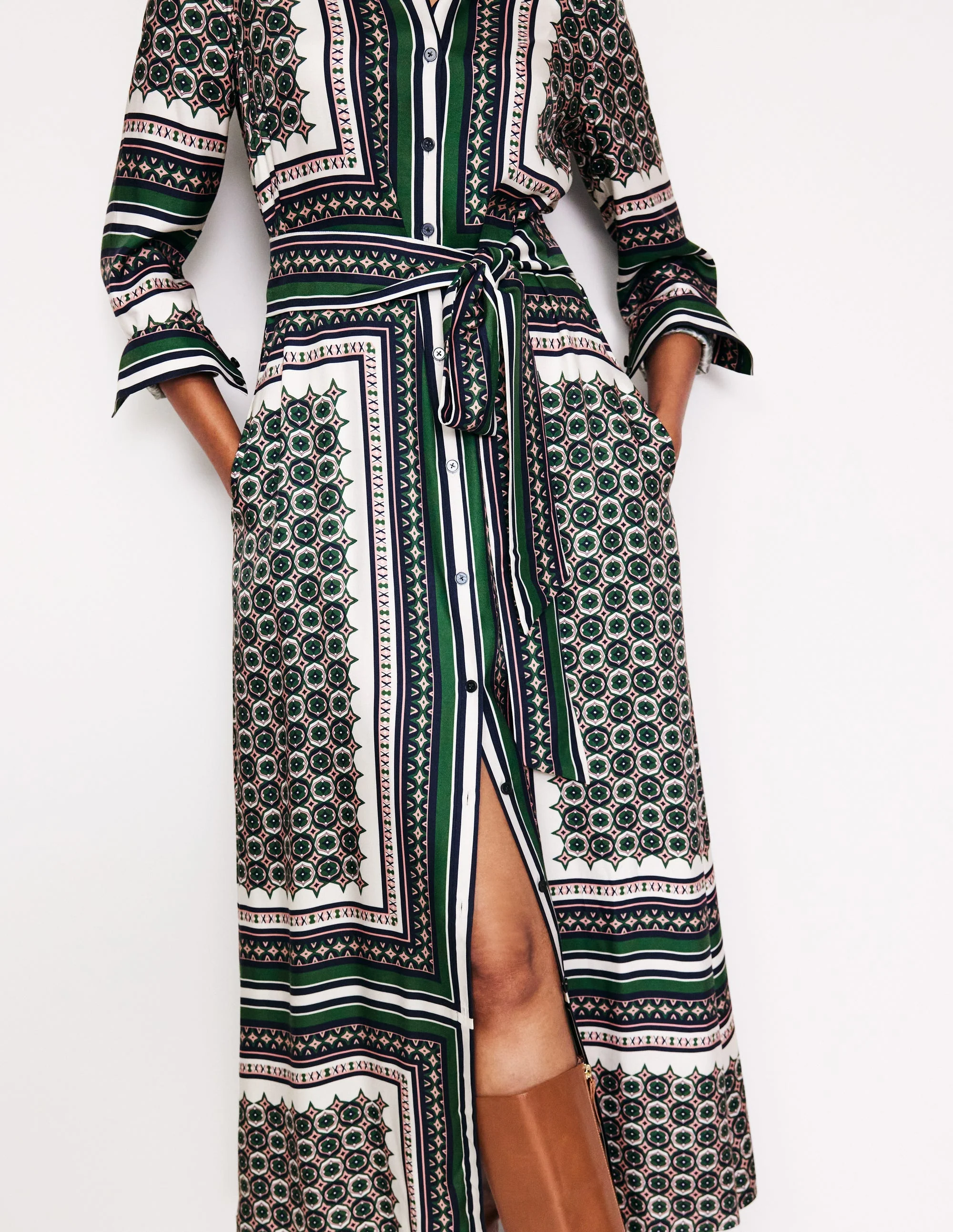 Hemdkleid mit Tuch-Design-Eden, Geo-Mosaik - Image 2