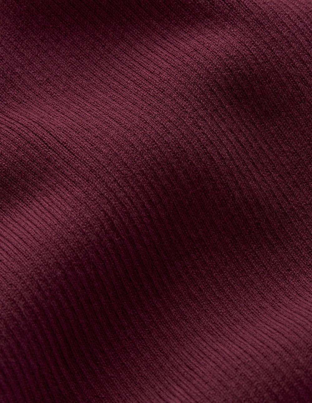 Henley-Shirt aus Rippstrick-Dunkelviolett - Image 6