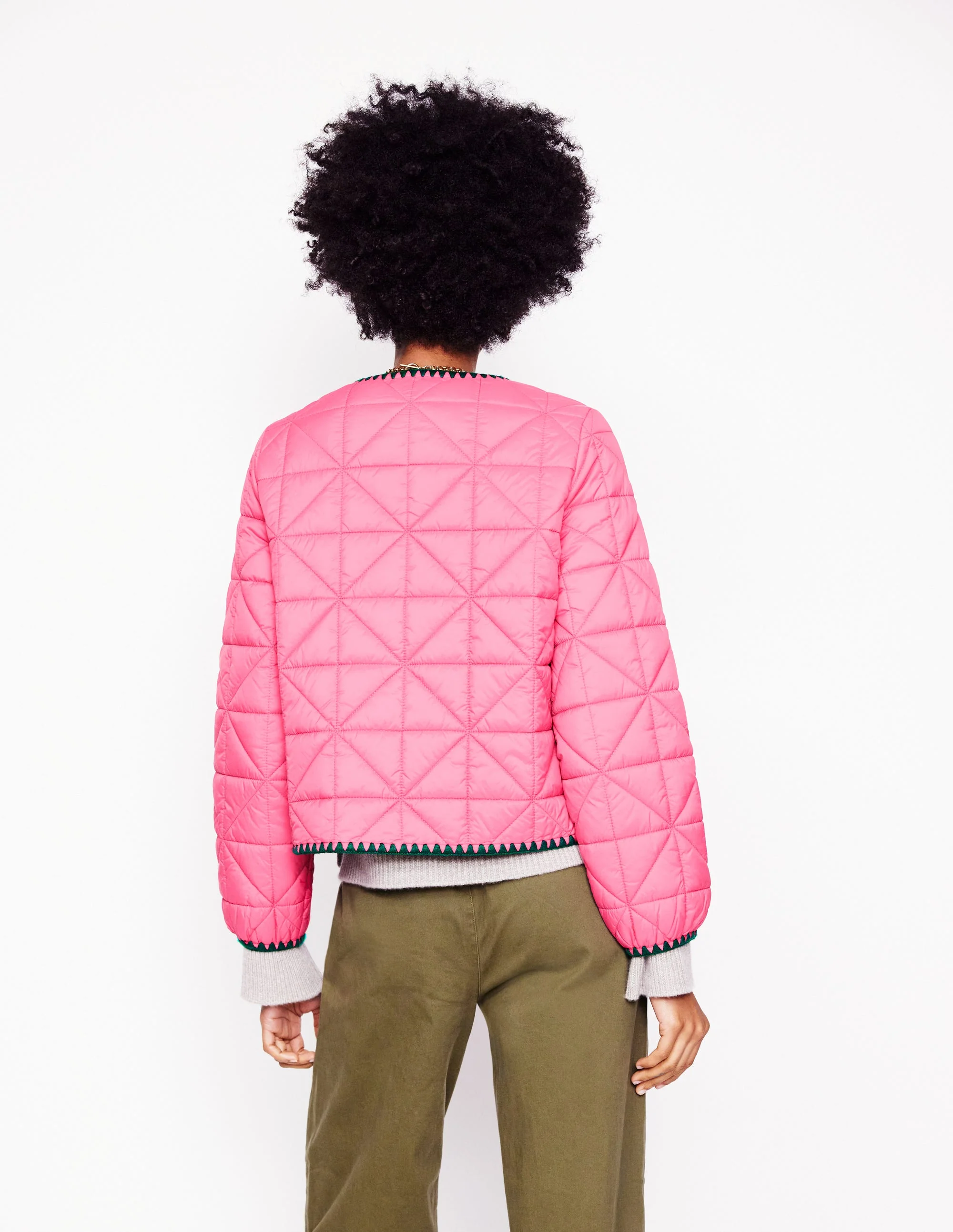 Highbury Freizeitjacke-Sorbet-Rosa - Image 3