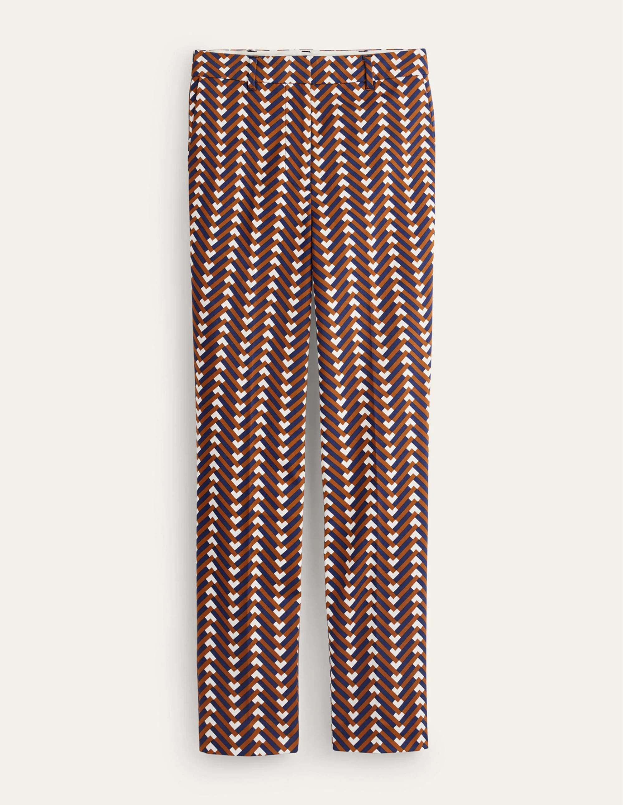 Highgate Hose mit Muster-Kürbis, Chevron Geo - Image 6