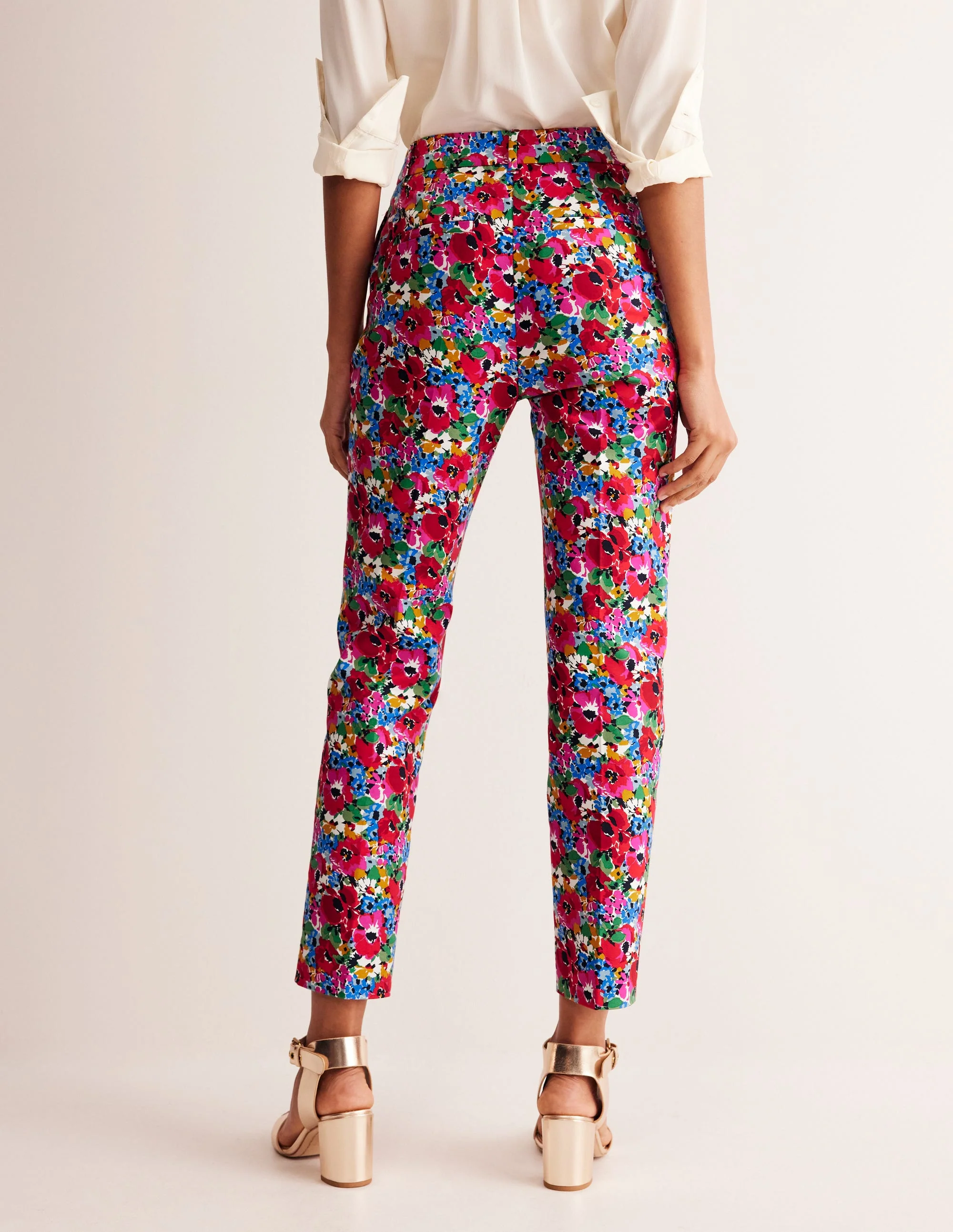 Highgate Satin-Hose-Bunt, Wilder Mohn - Image 3