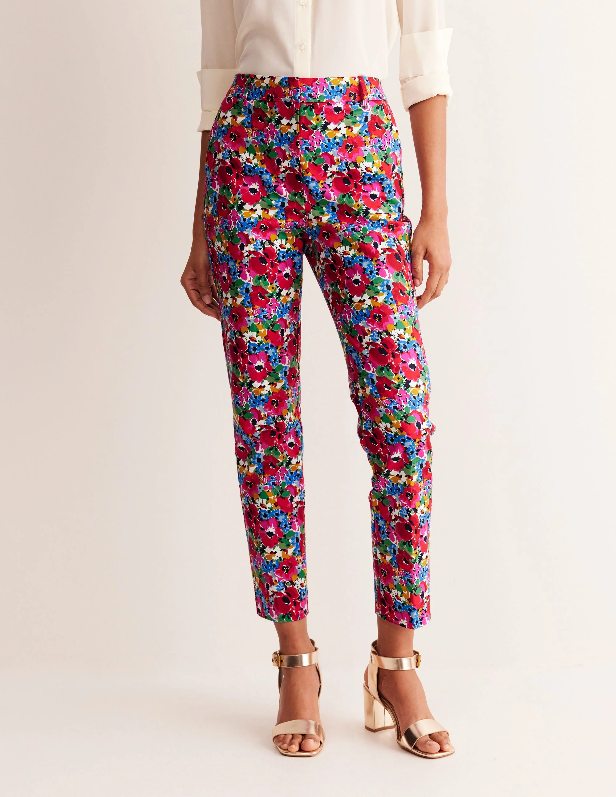 Highgate Satin-Hose-Bunt, Wilder Mohn - Image 4