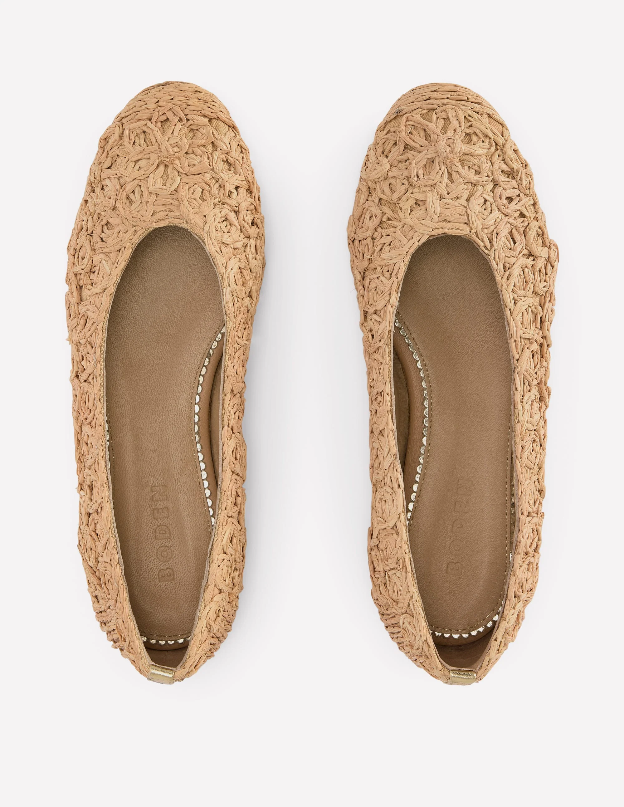 Hoch geschnittene Ballerinas-Bast Blüten - Image 6