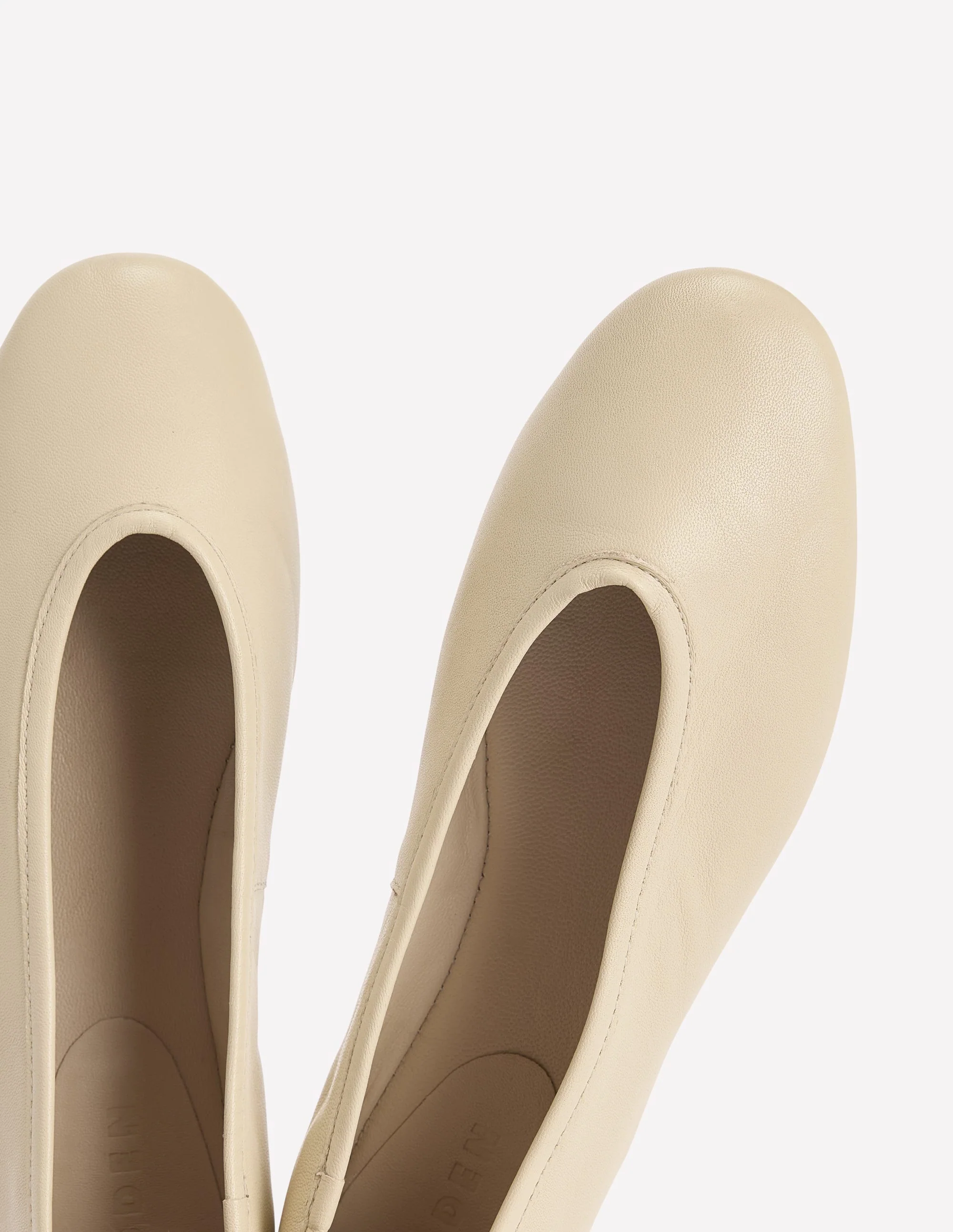 Hoch geschnittene Ballerinas-Buttergelb - Image 5