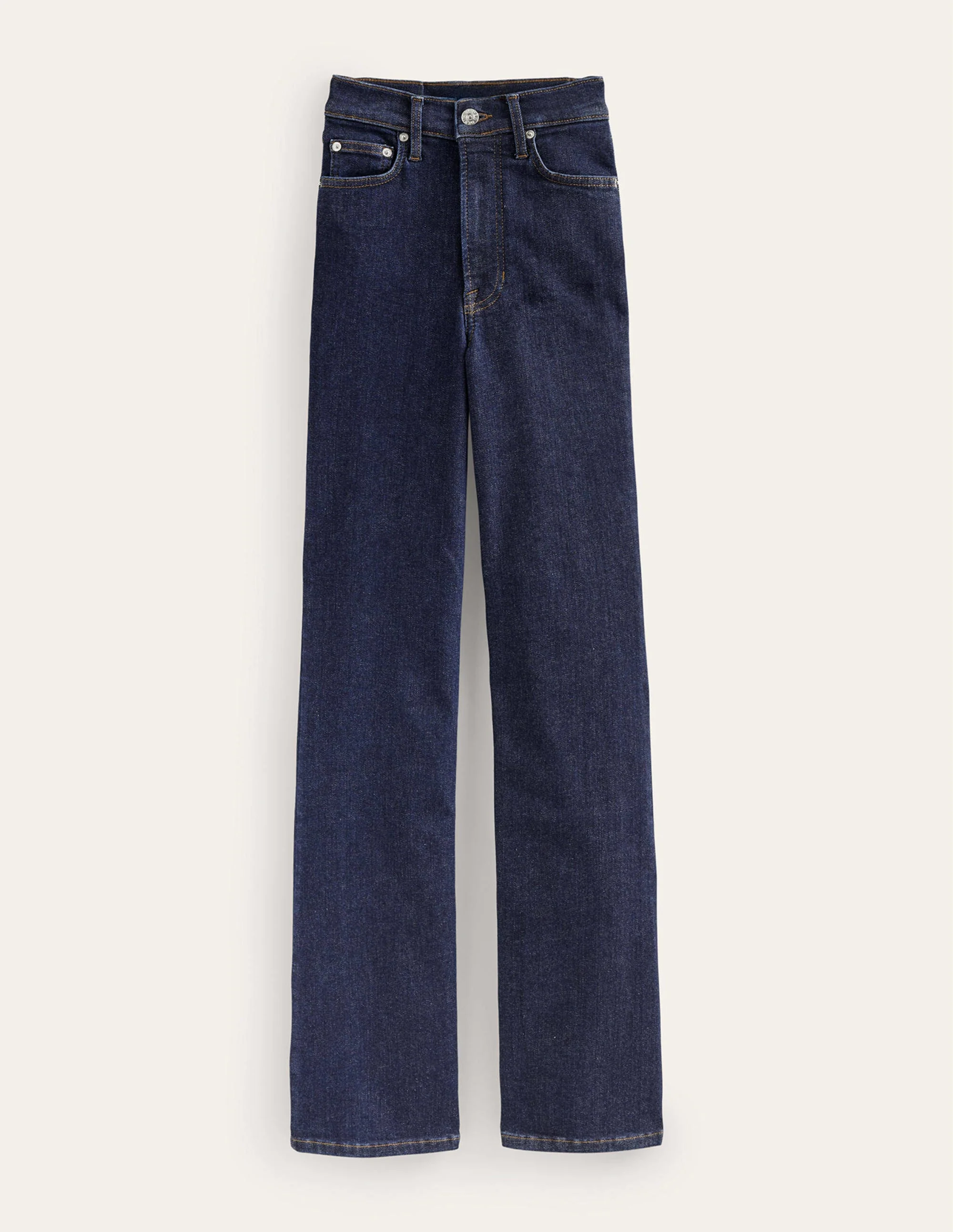 Hoch geschnittene Jeans mit klassisch geradem Bein-Rinse Waschung - Image 6