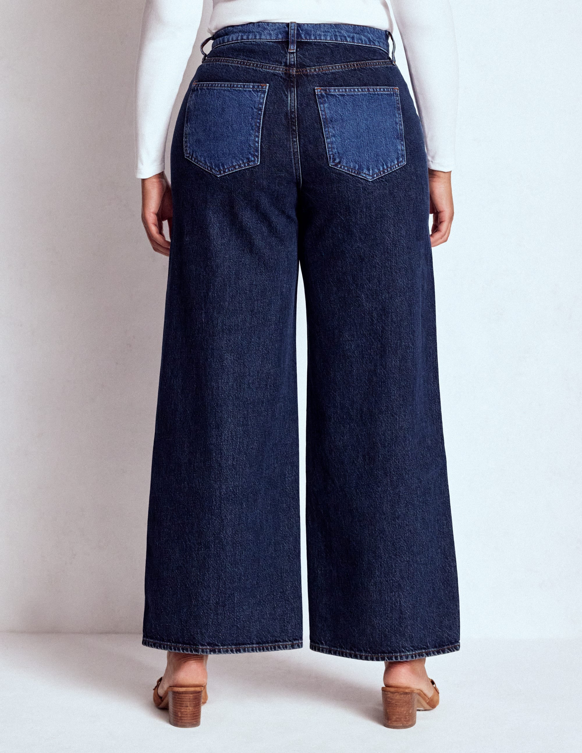 Hoch geschnittene Jeans mit weitem Bein-Mustermix - Image 12