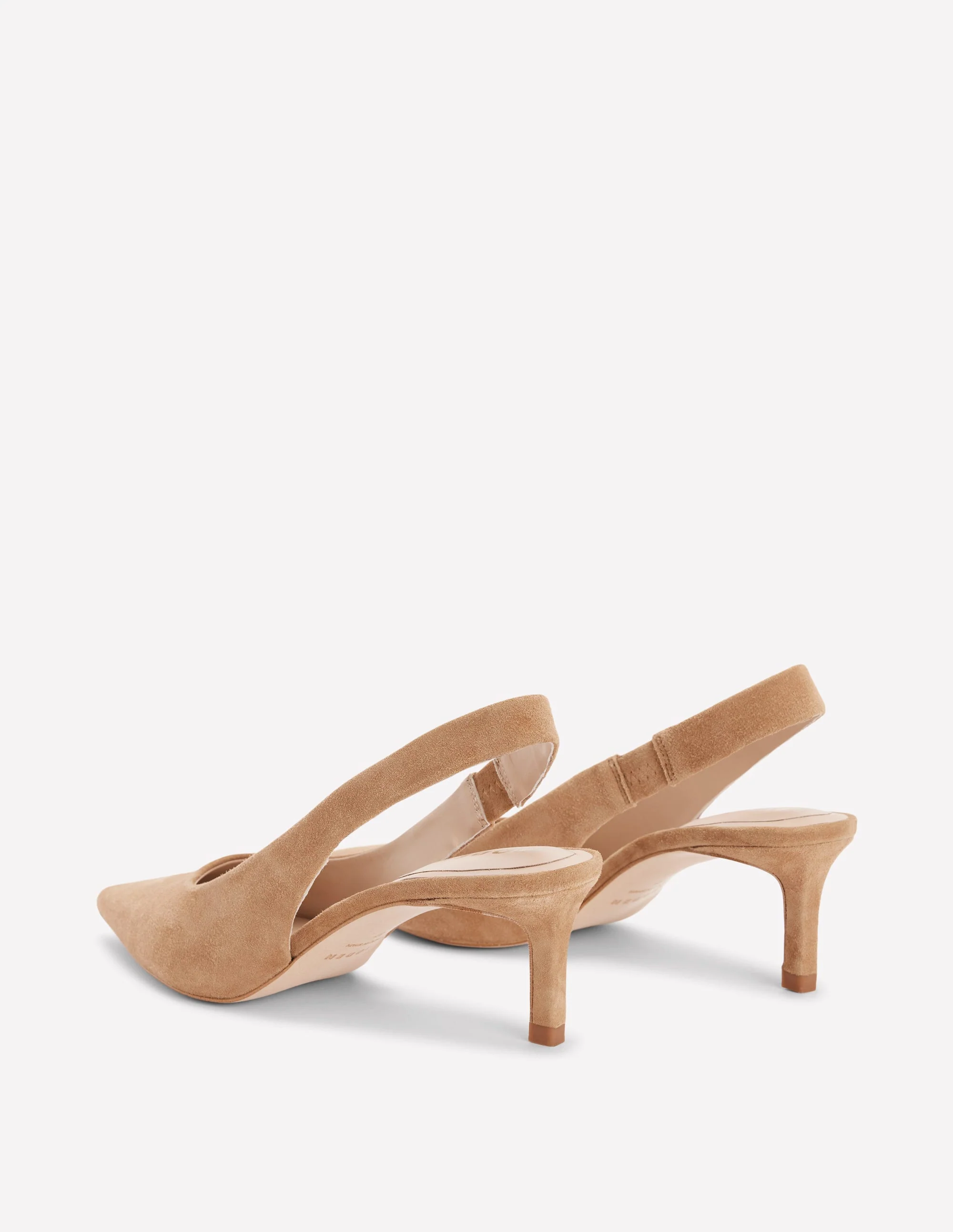 Hope Slingbacks mit Kitten-Absatz-Macchiato Wildleder - Image 4