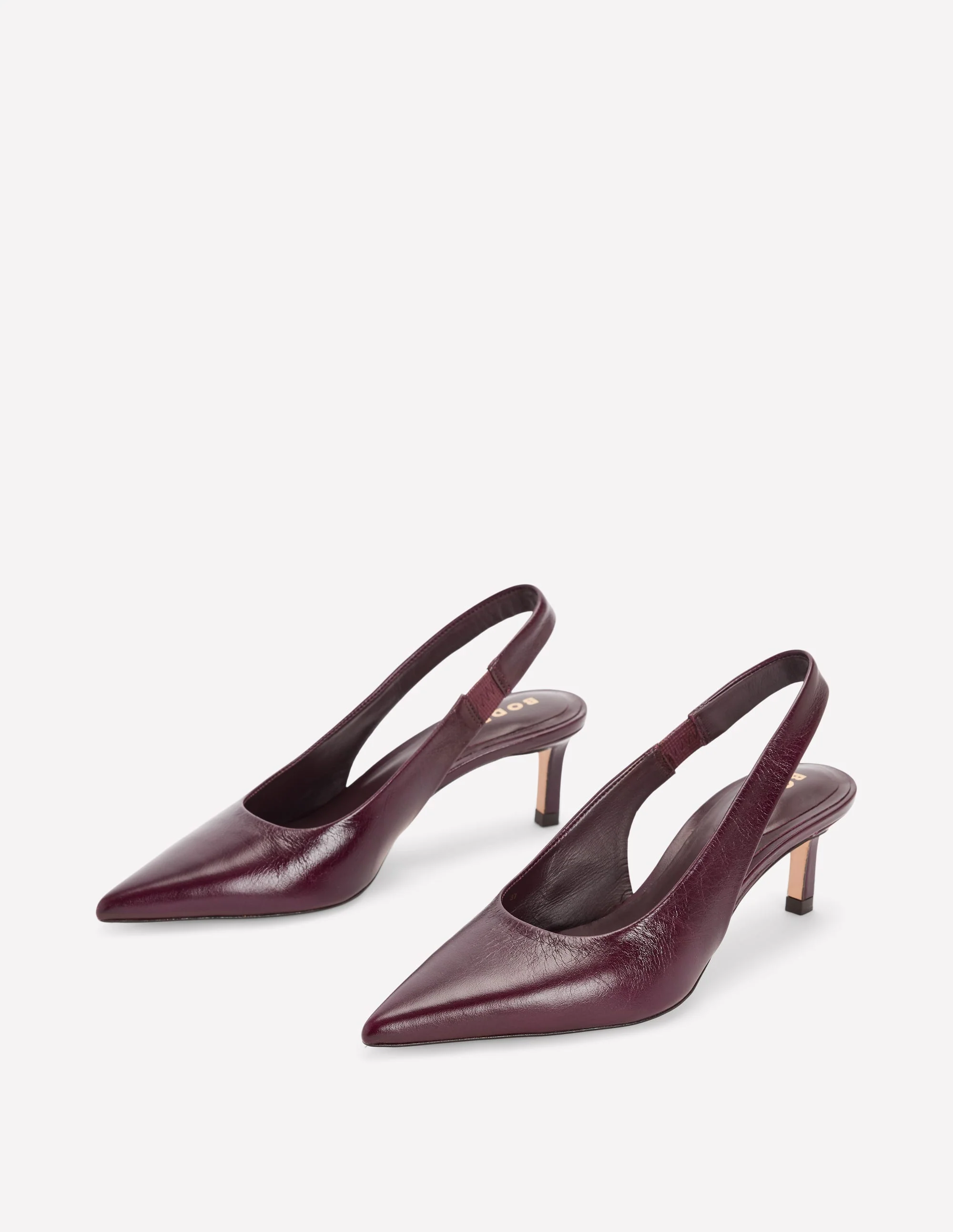 Hope Slingbacks mit Kitten-Absatz-Weinrot - Image 2