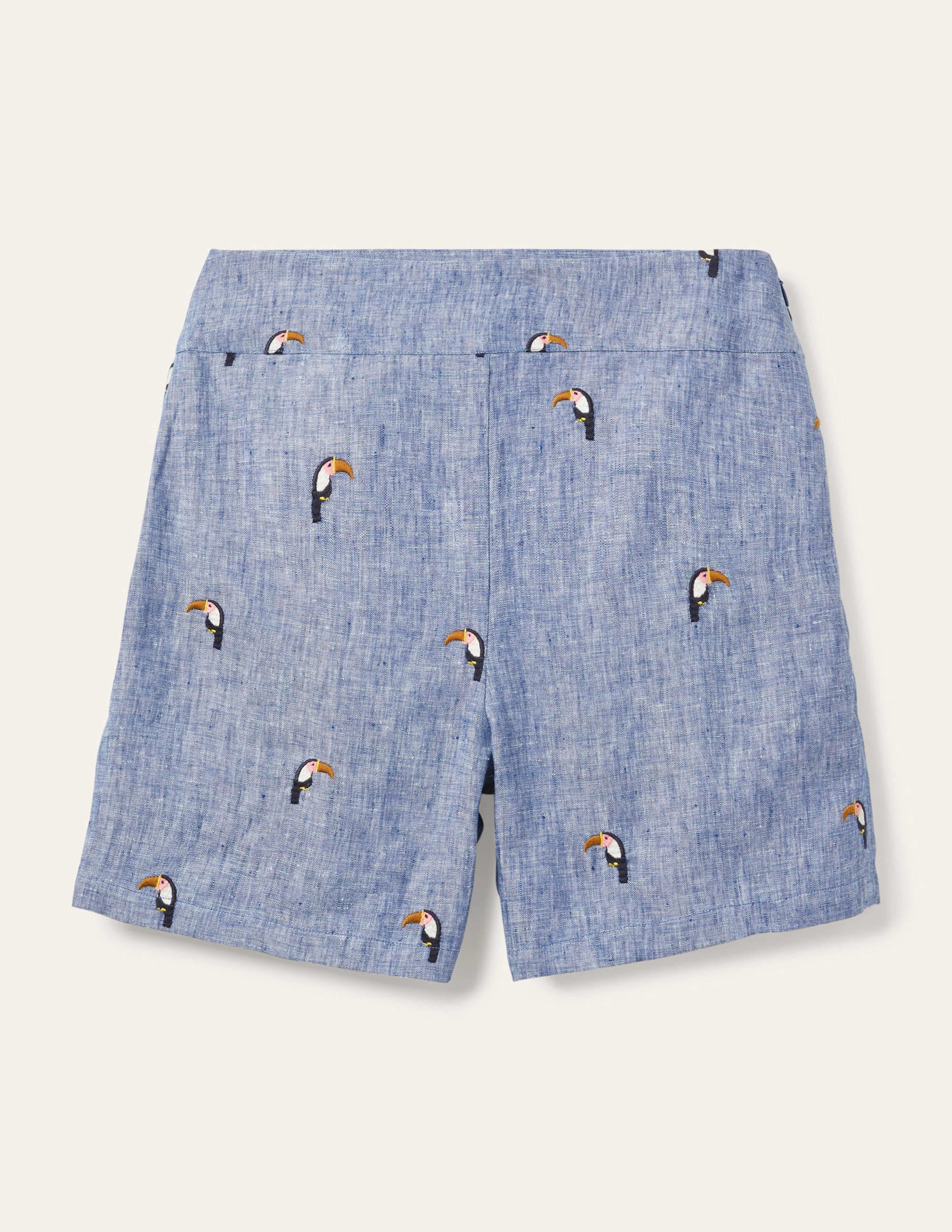 Hornsea Leinenshorts-Faux-Uni, Tukane - Image 7