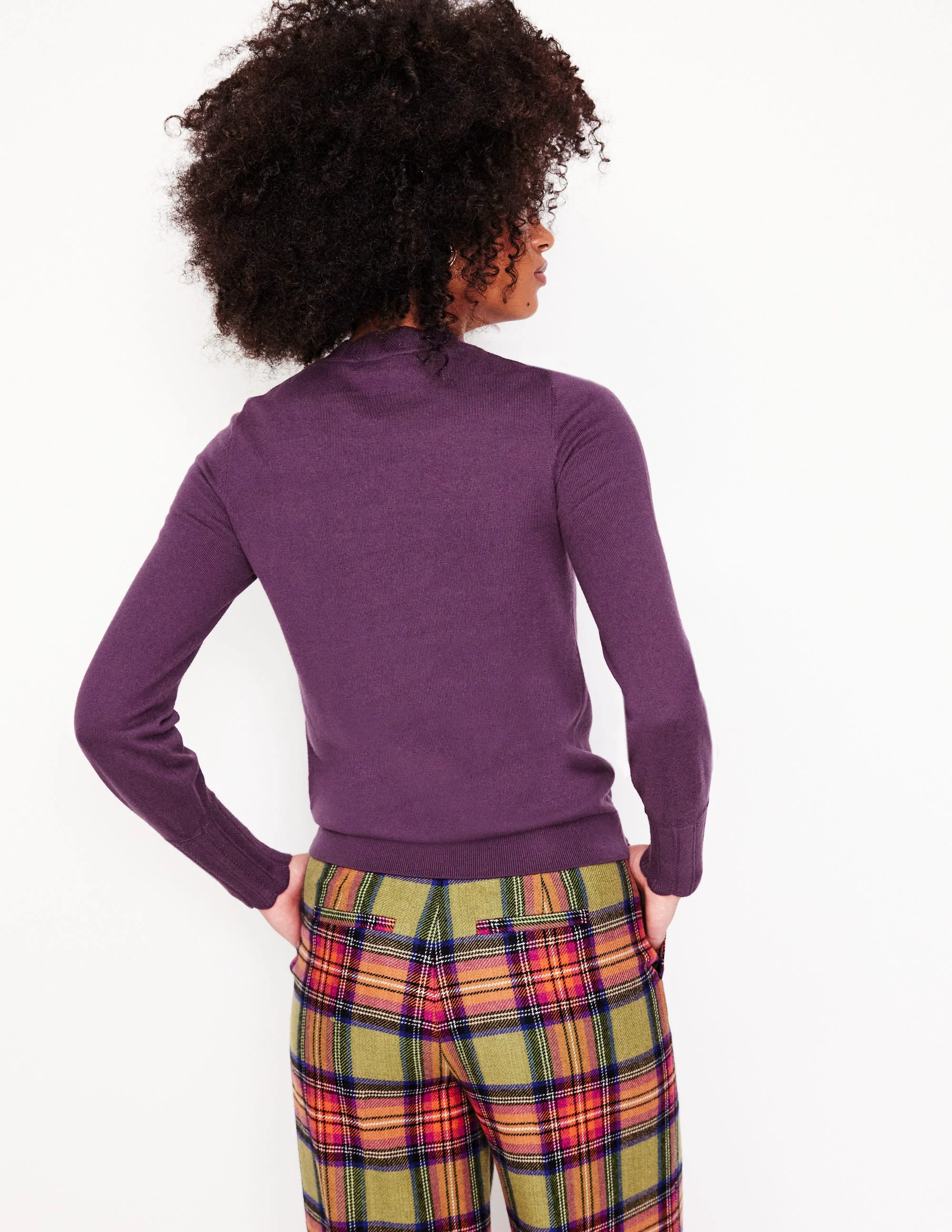 Imi Pullover mit Muschelsaum-Black - Image 3