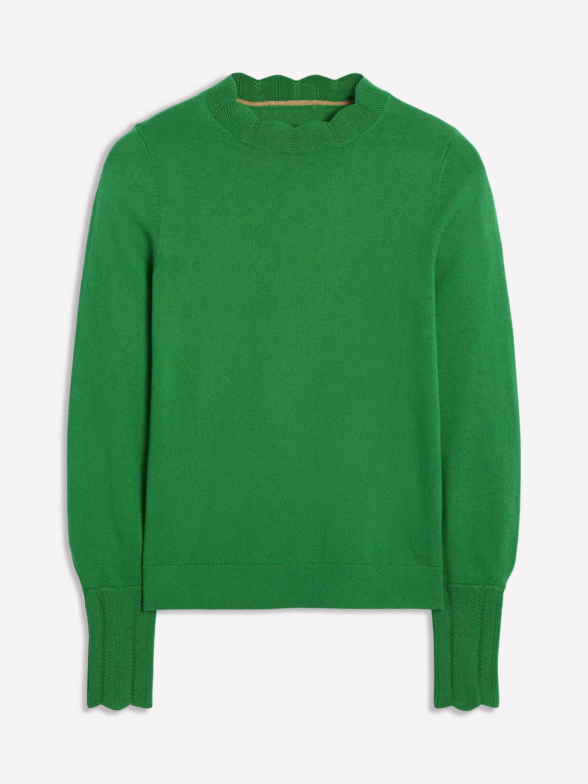 Imi Pullover mit Muschelsaum-Grünes Tamburin - Image 5
