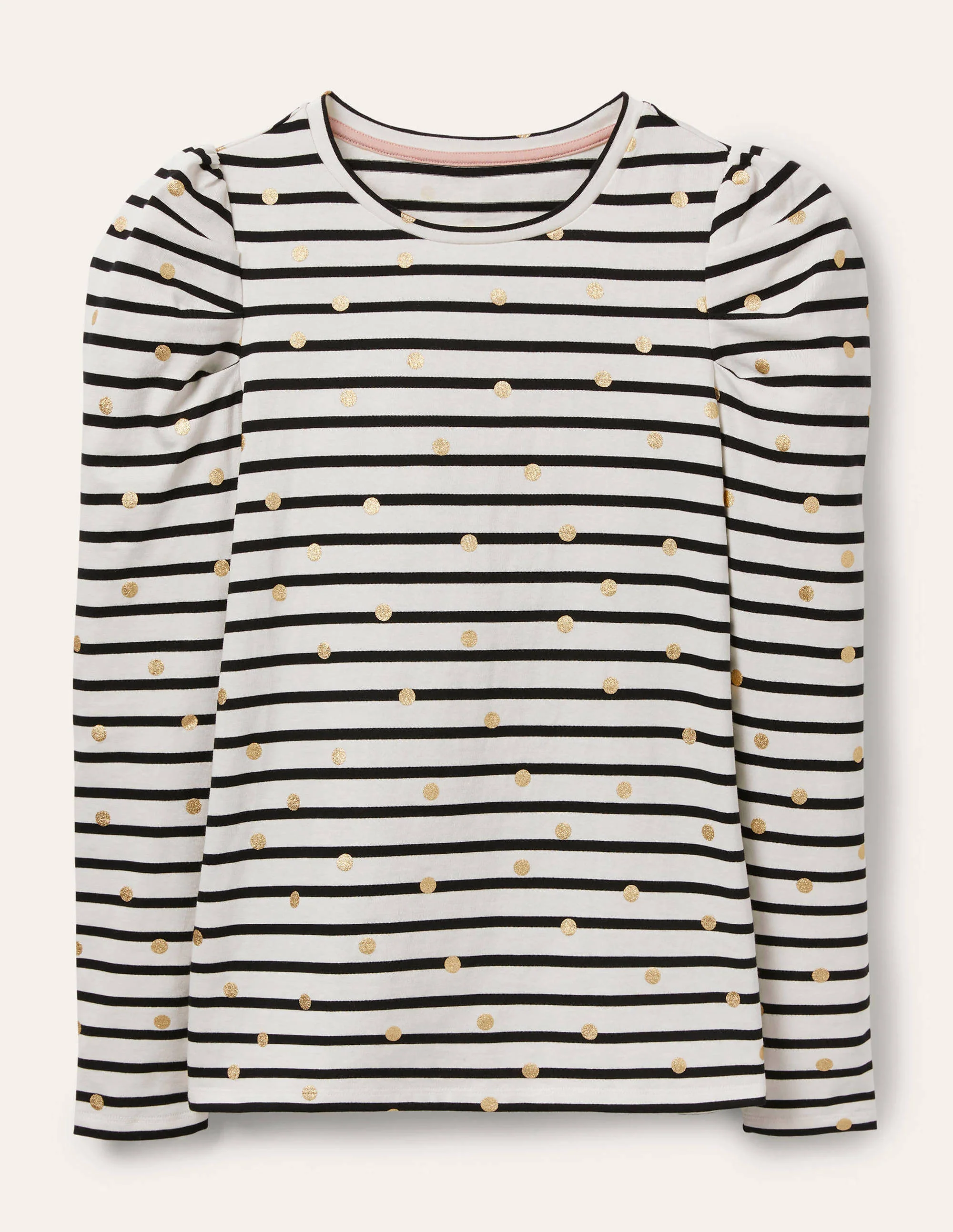 Imogen Bretonshirt-Gold, Folientupfen - Image 5