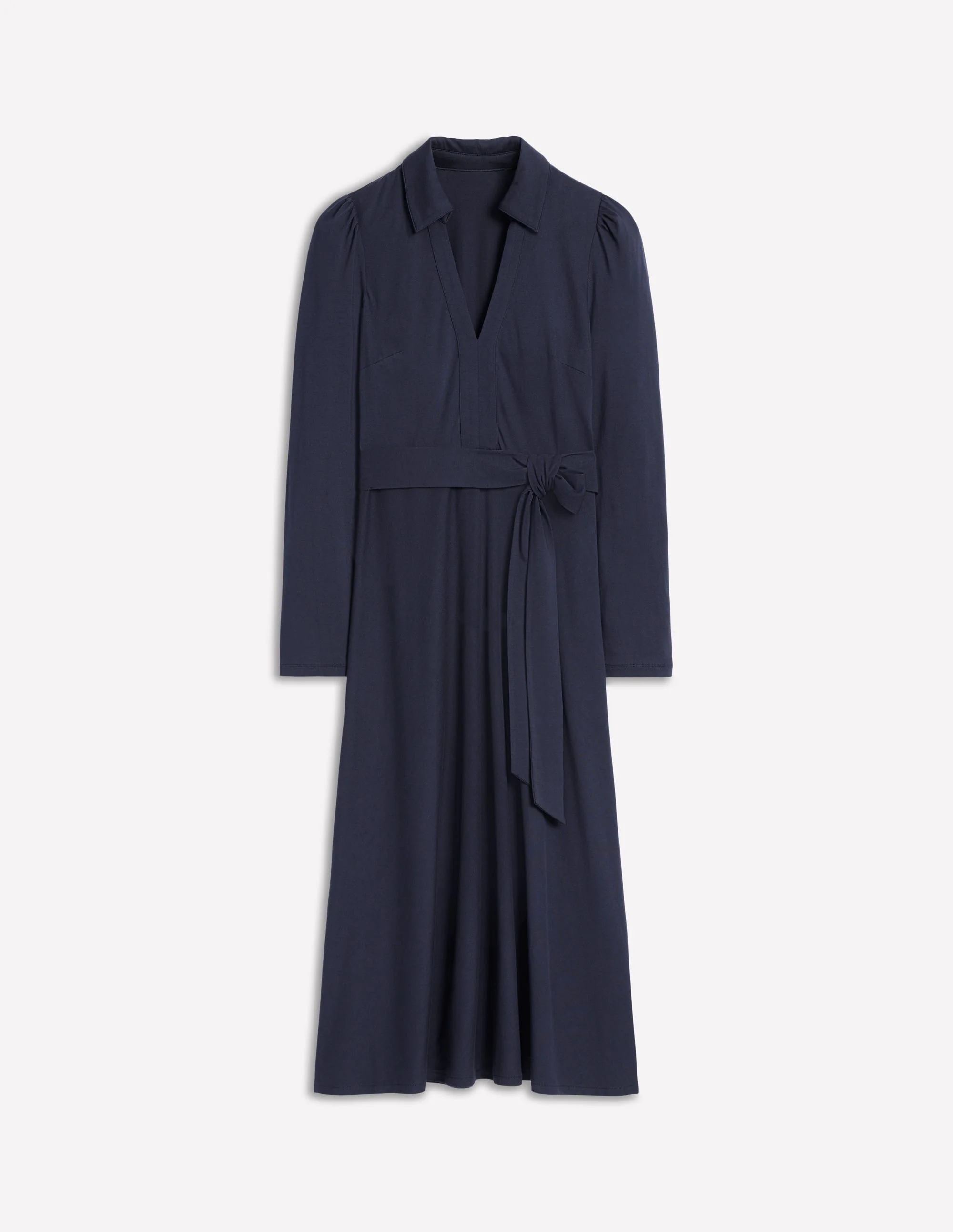 Imogen Jerseykleid mit Kragen-Marineblau - Image 5