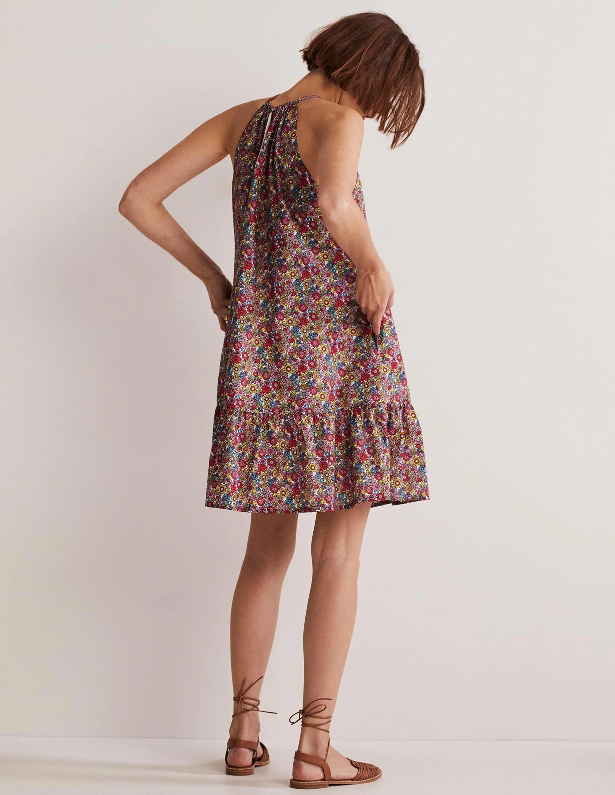 Ingrid Neckholder-Kleid-Bunt, Blütengarten - Image 6