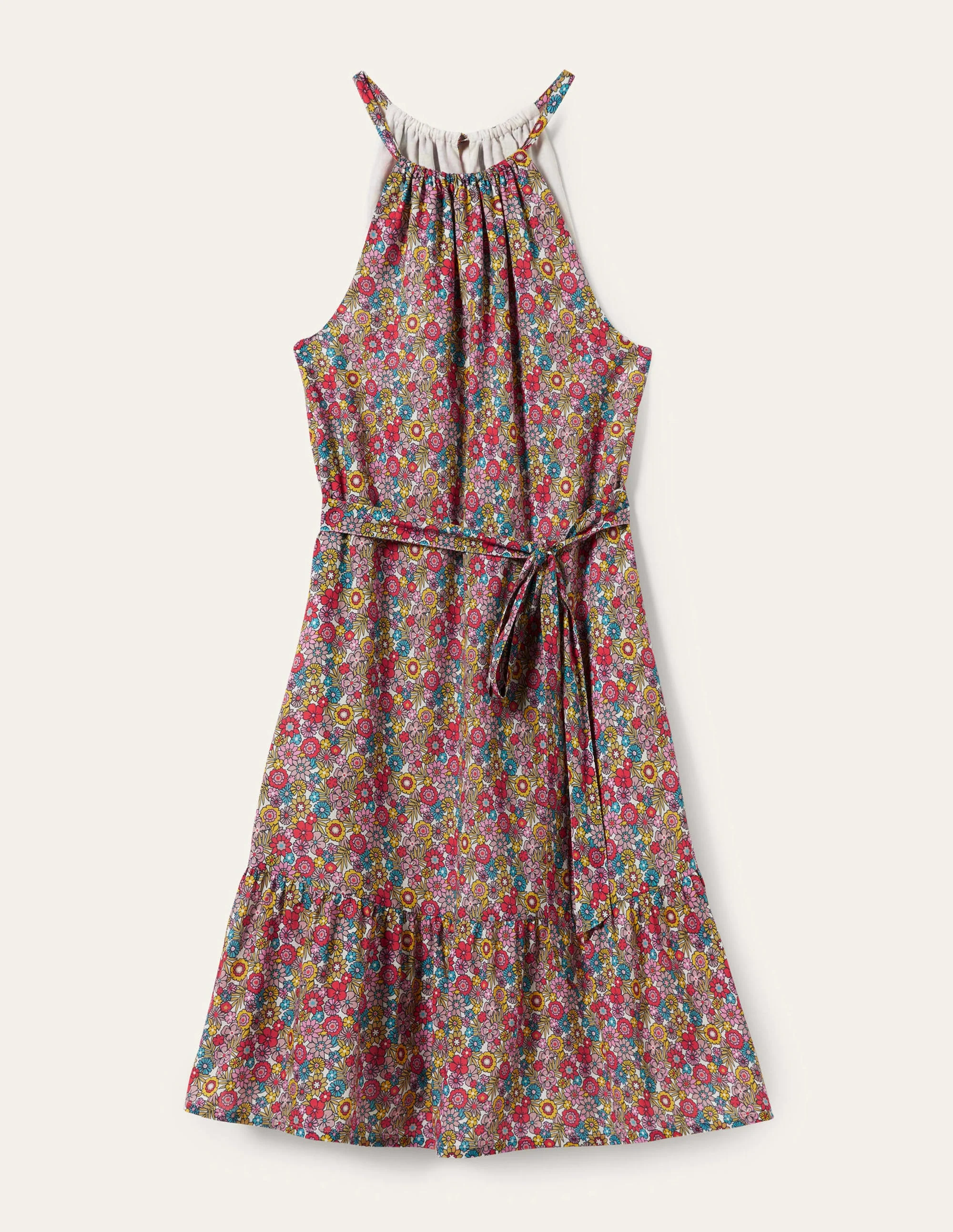 Ingrid Neckholder-Kleid-Bunt, Blütengarten - Image 7