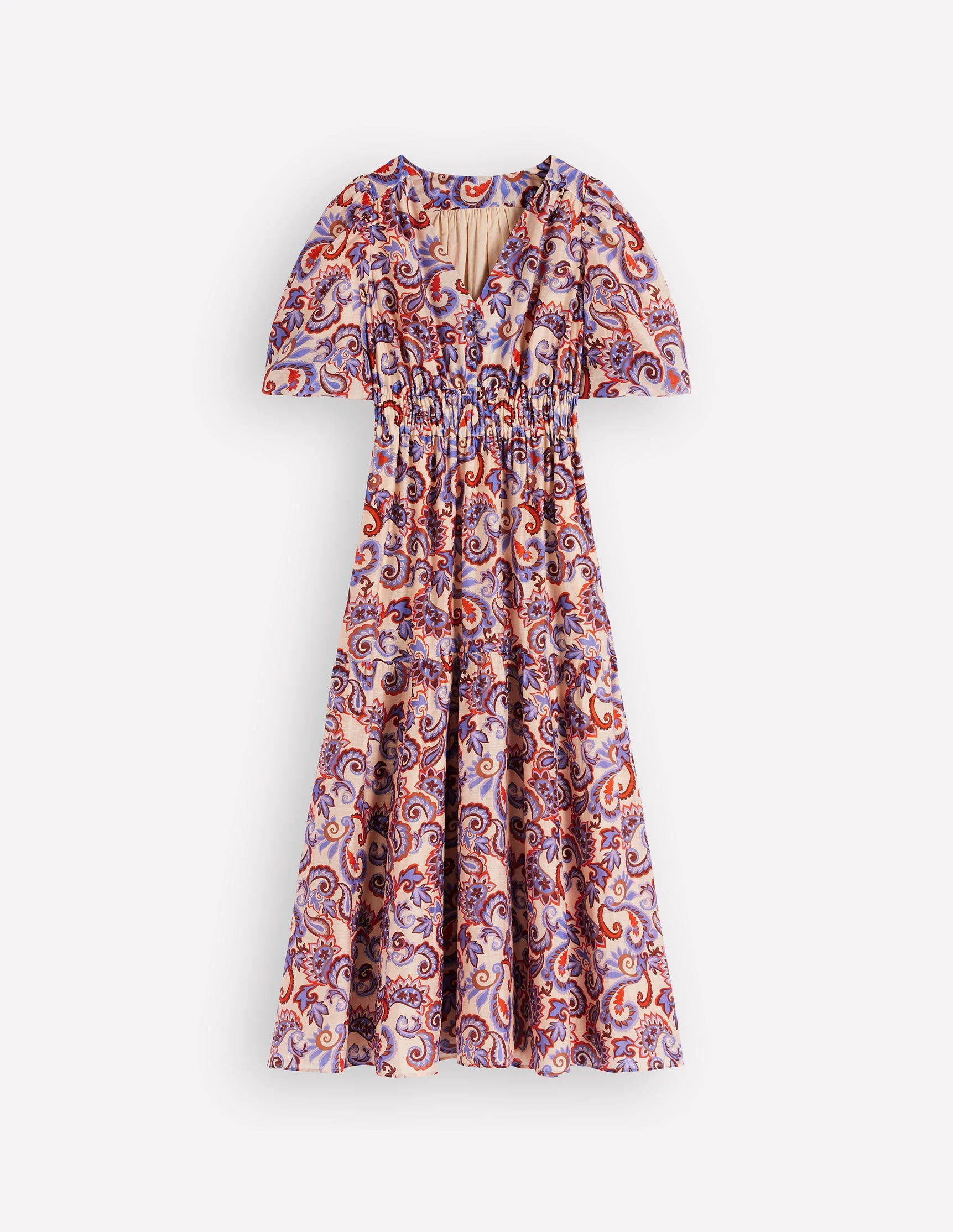 Irene Kleid für besondere Anlässe-Mandelmilch, Paisley - Image 6