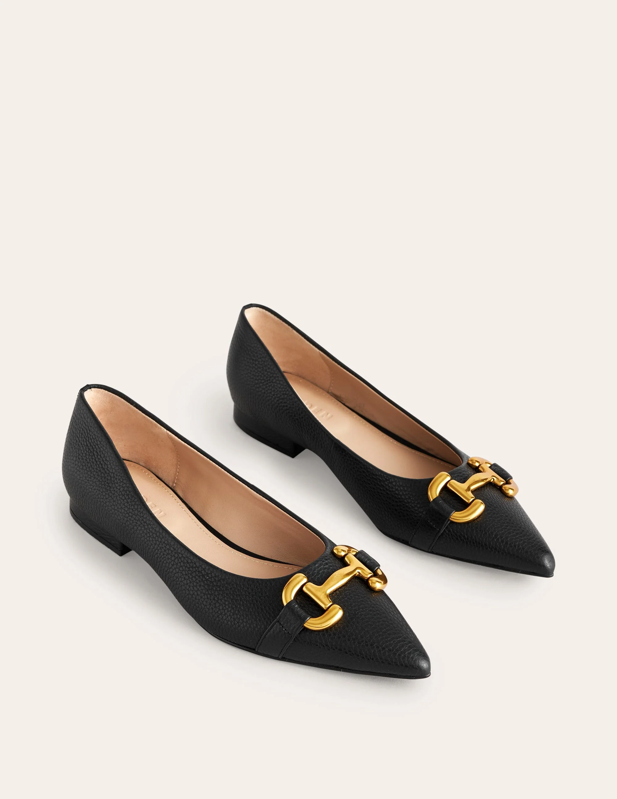 Iris Ballerinas mit Trensendetail-Schwarz - Image 3