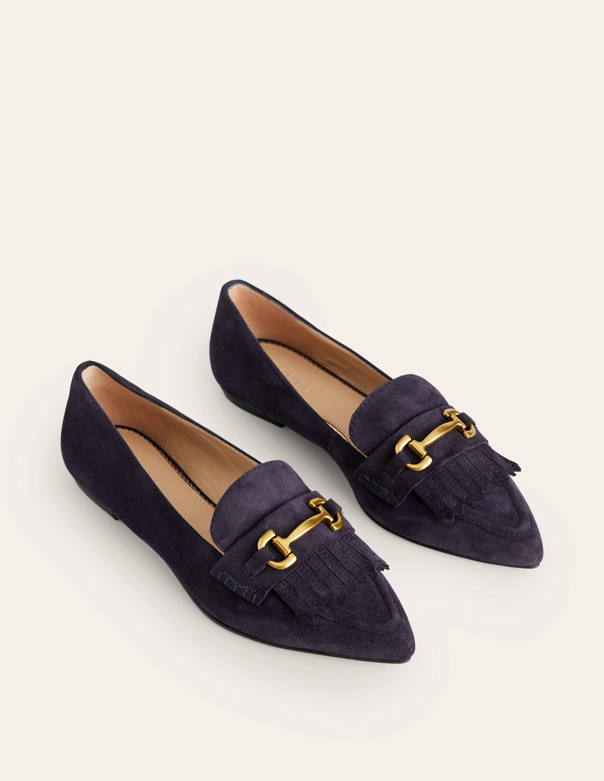 Iris Ghillie-Loafer-Marineblau Veloursleder - Image 3