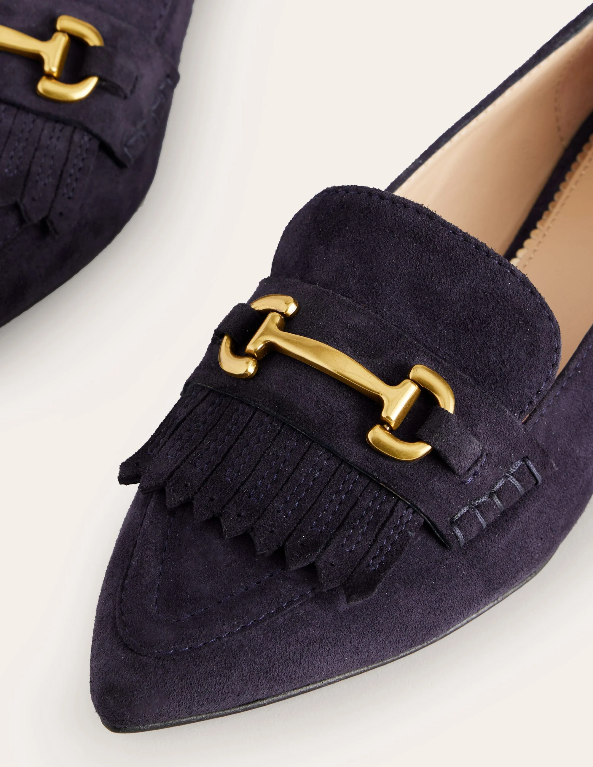 Iris Ghillie-Loafer-Marineblau Veloursleder - Image 4