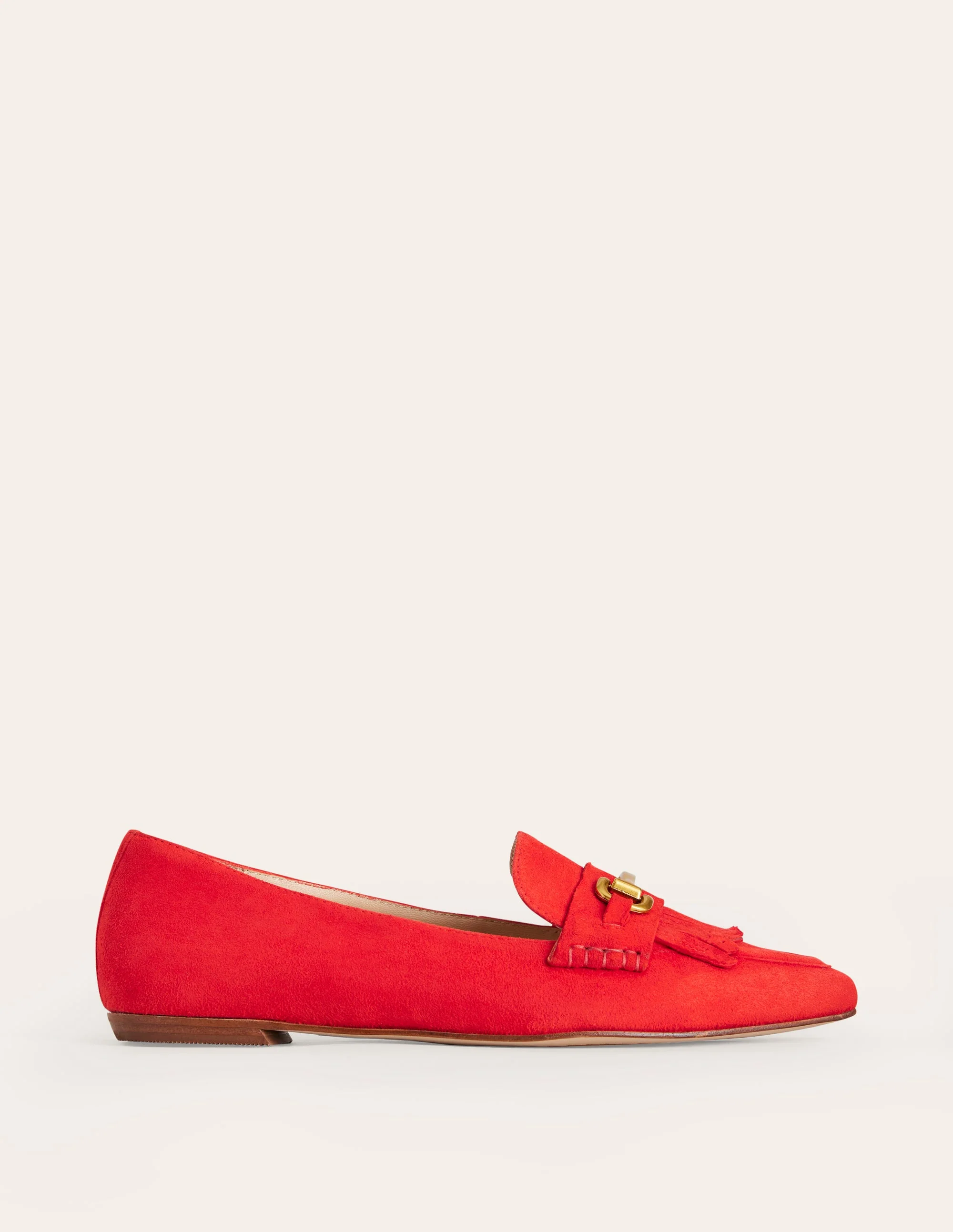 Iris Ghillie-Loafer-Rot Veloursleder - Image 2