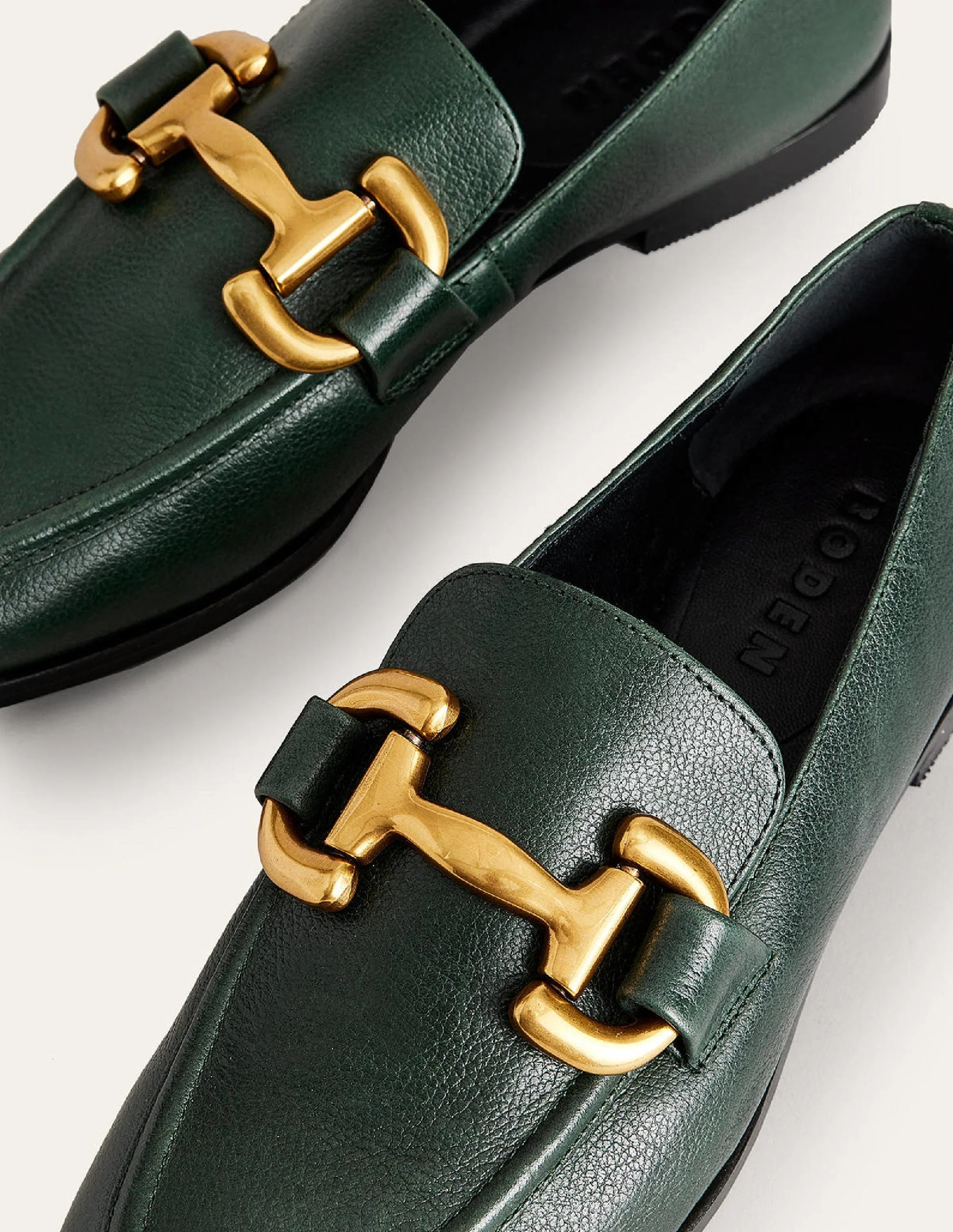 Iris Loafer mit Trensendetail-Chatsworth-Grün Leder - Image 4