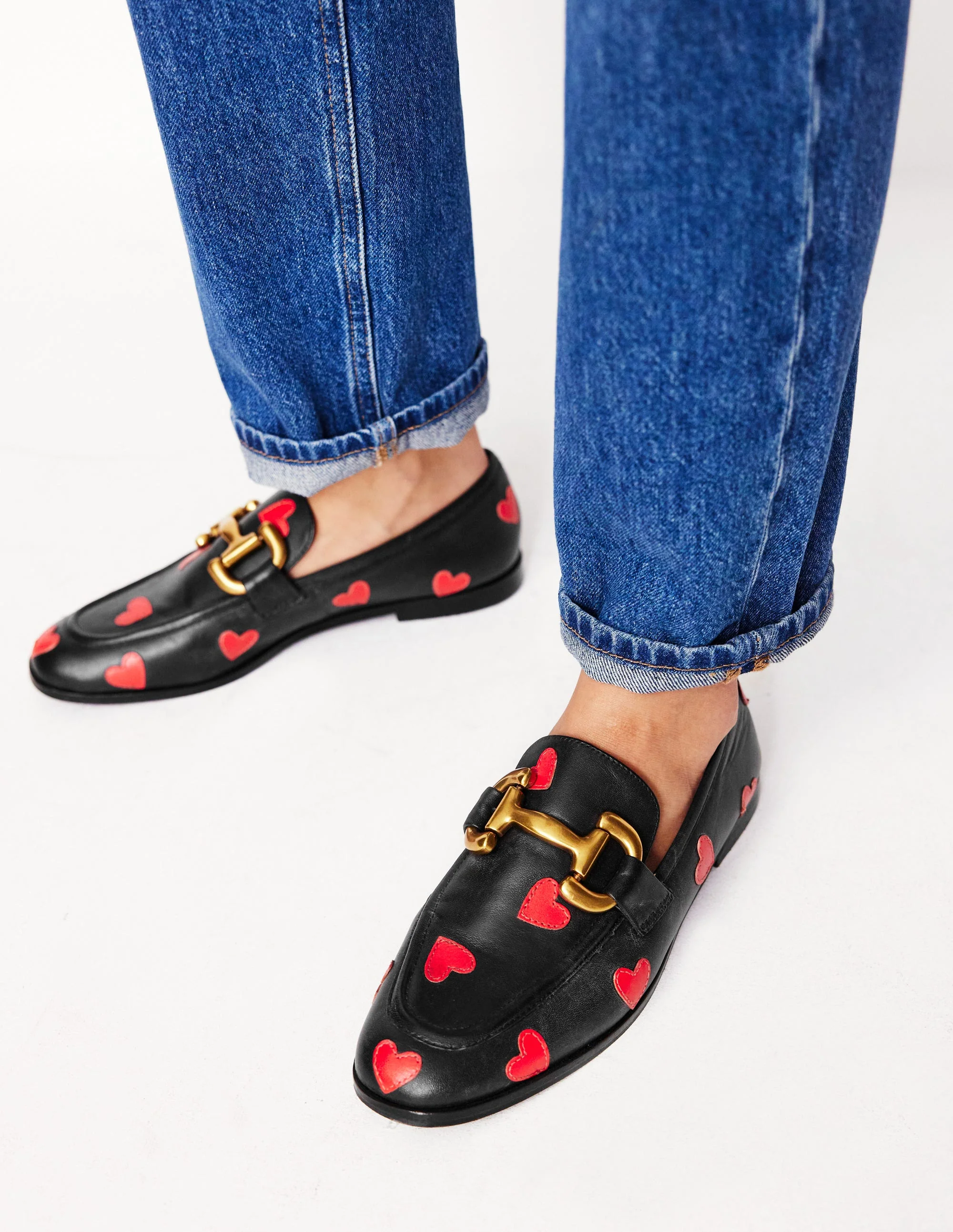 Iris Loafer mit Trensendetail-Schwarze Herzen - Image 2