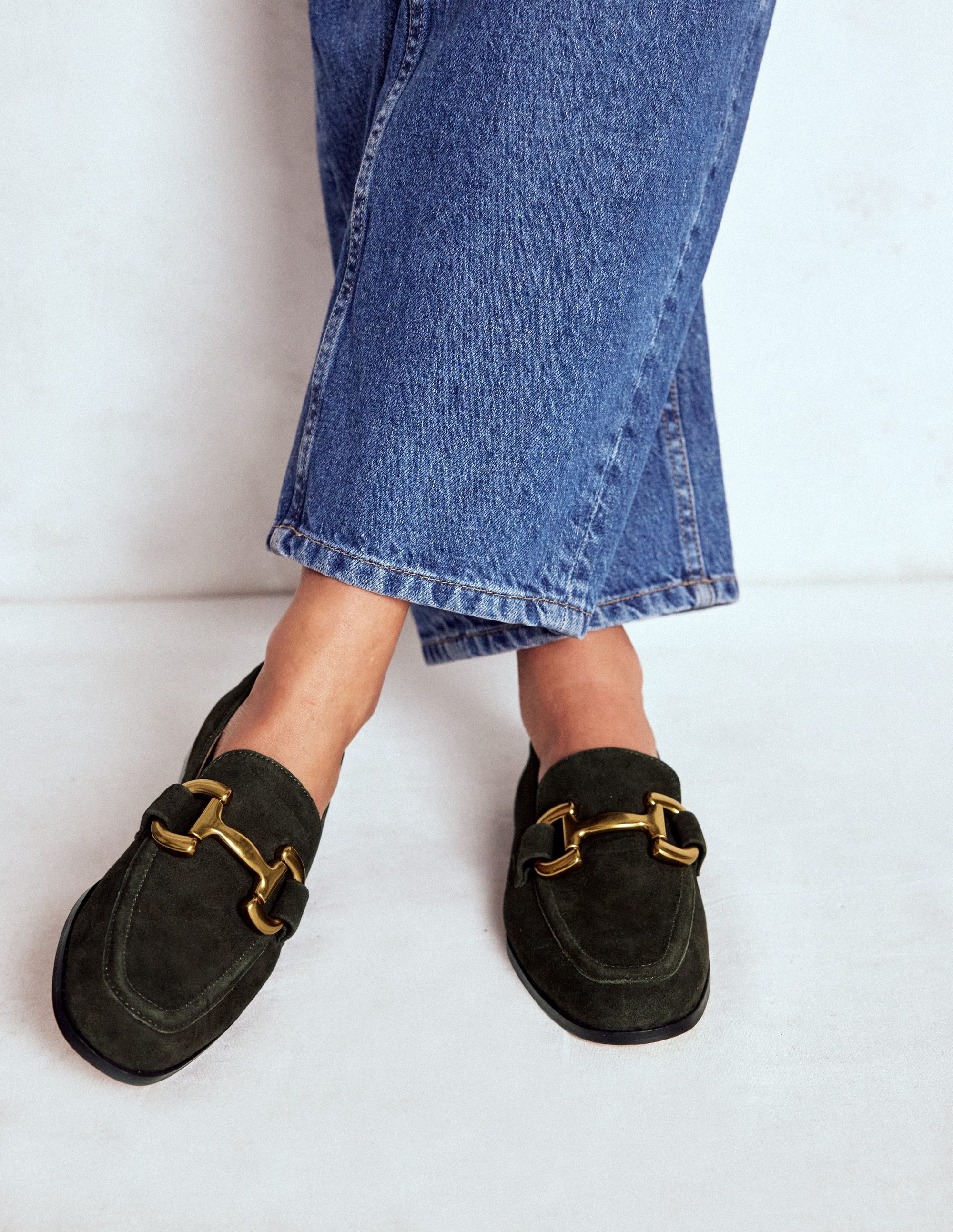Iris Loafer mit Trensendetail-Waldgrün - Image 2