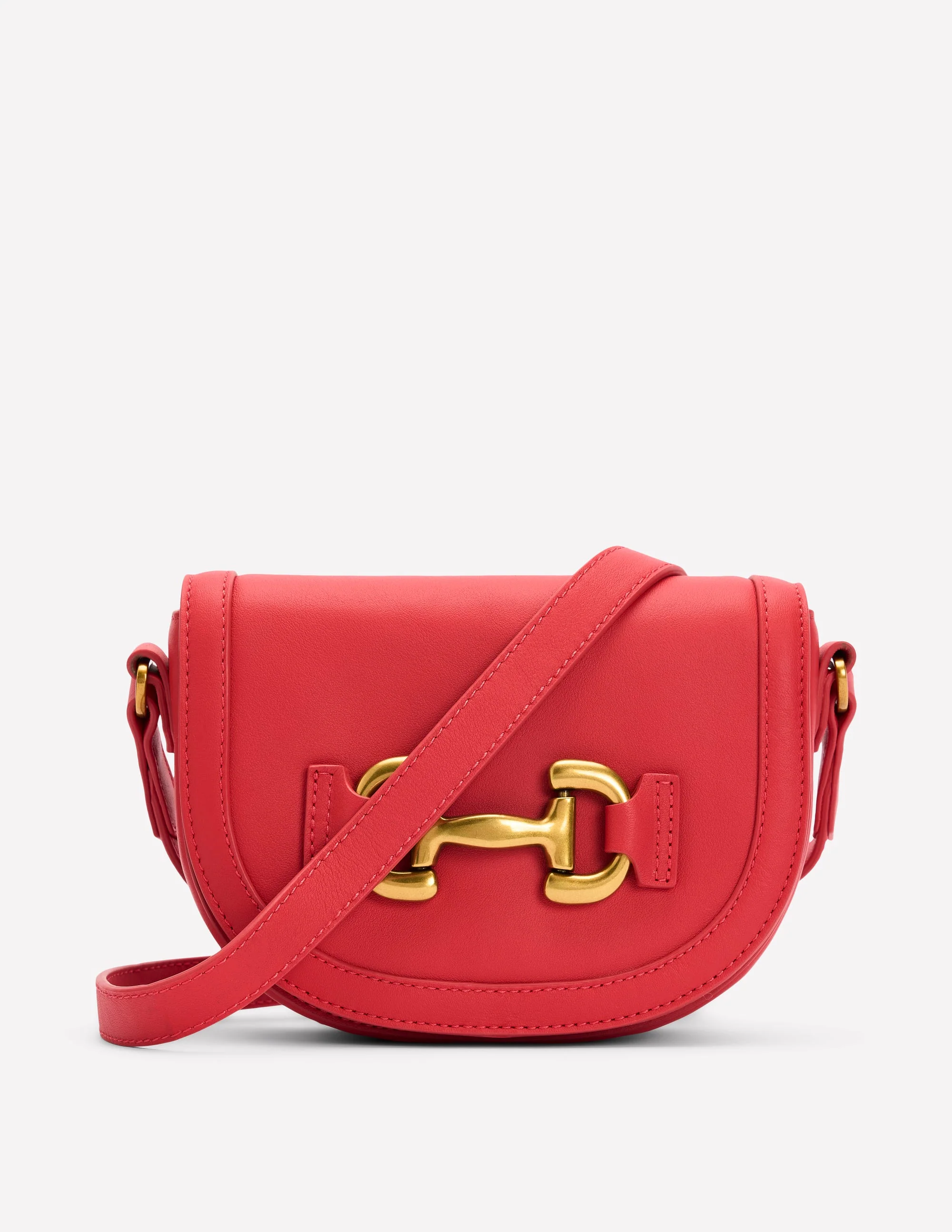 Iris Mini-Leder-Umhängetasche-RED