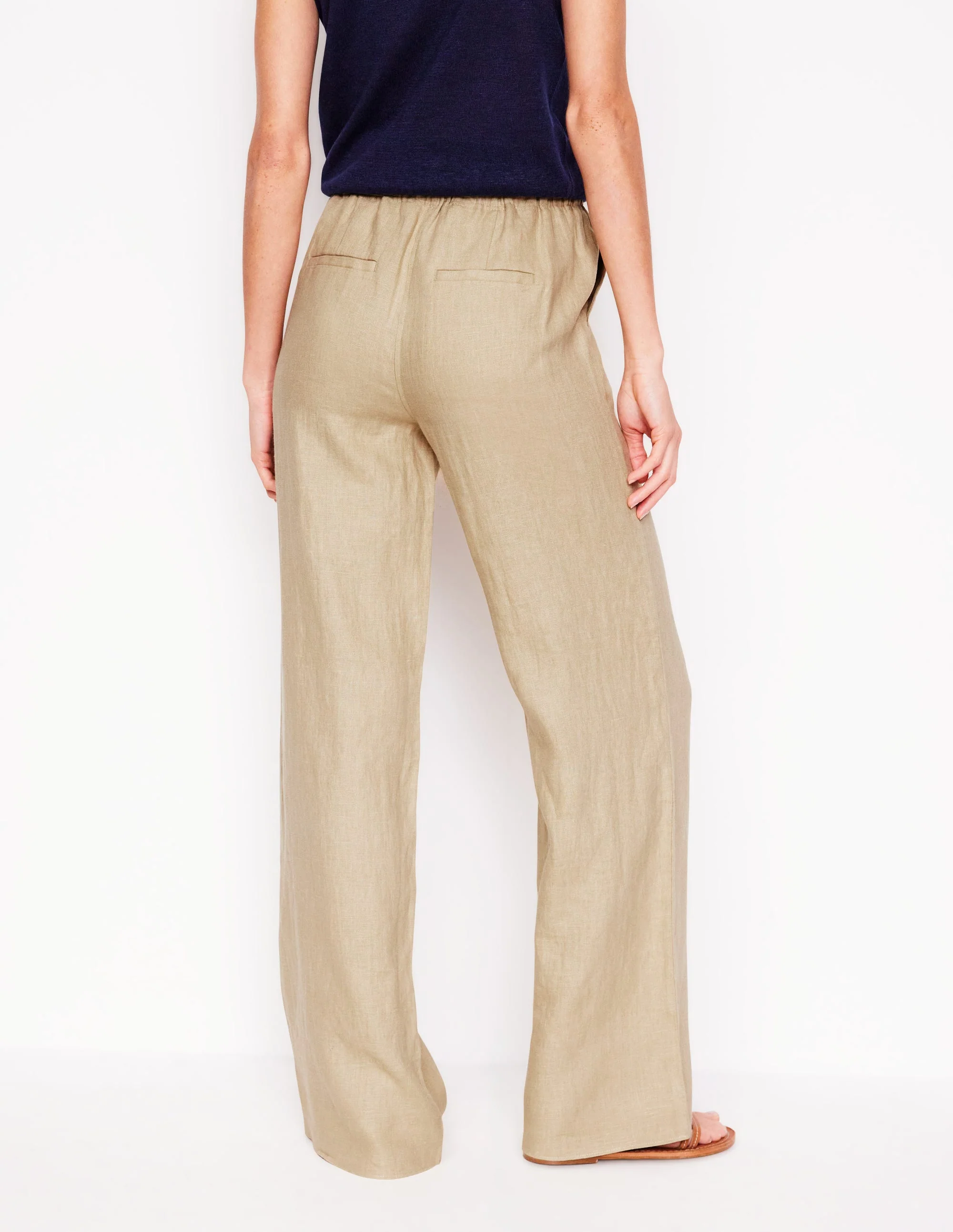 Islington Leinenhose-Beige - Image 4