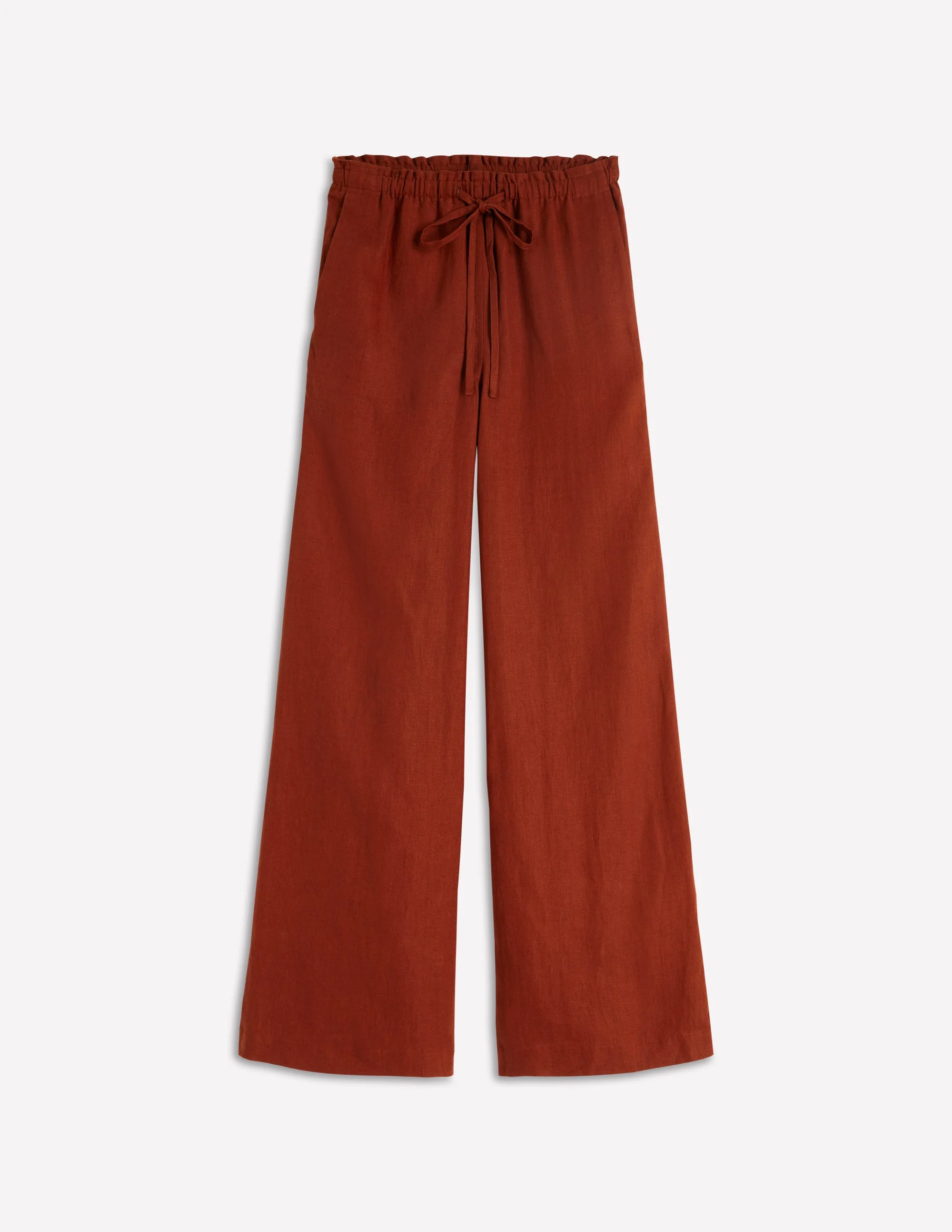 Islington Leinenhose-Braun-Orange - Image 7