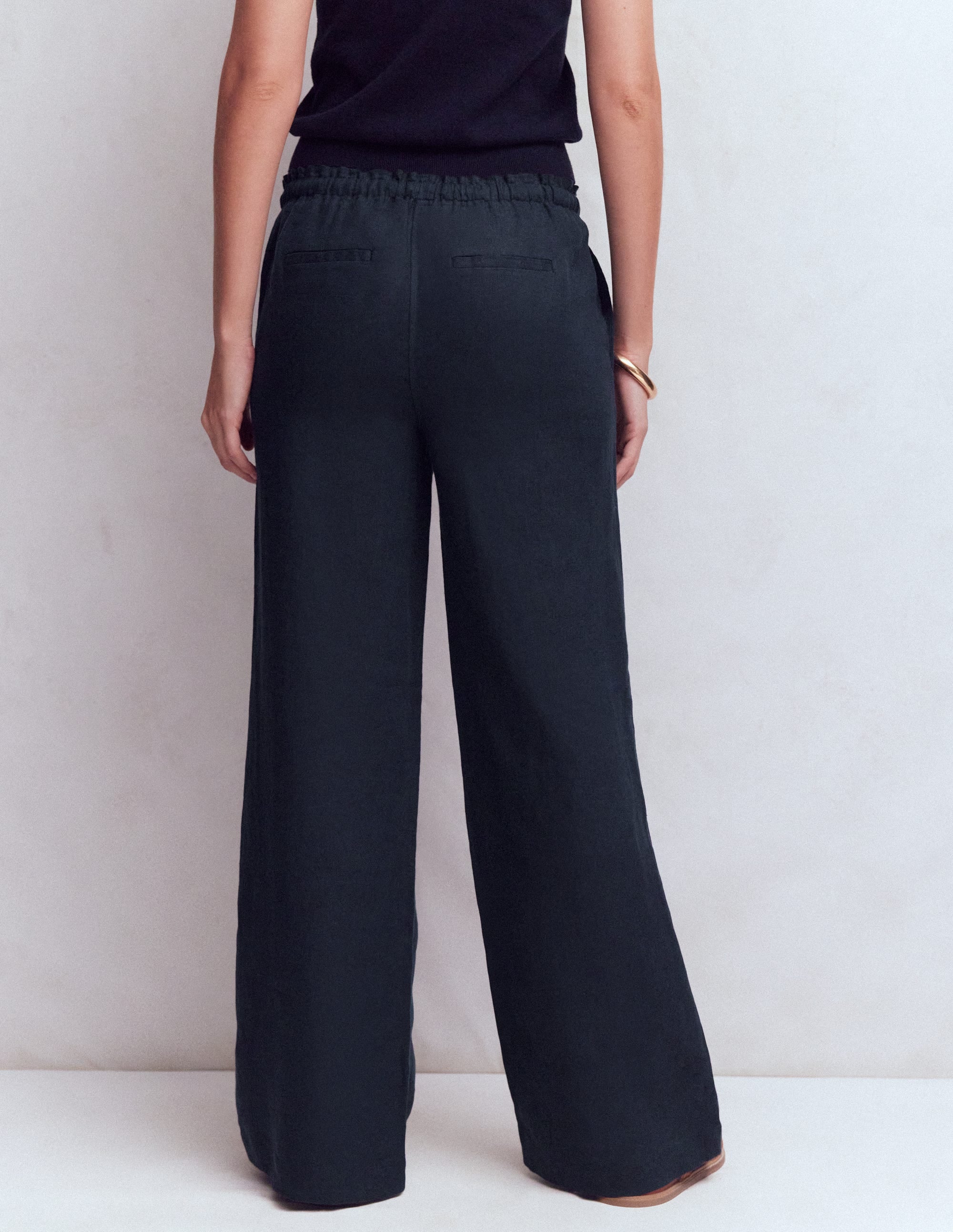 Islington Leinenhose-Marineblau - Image 3
