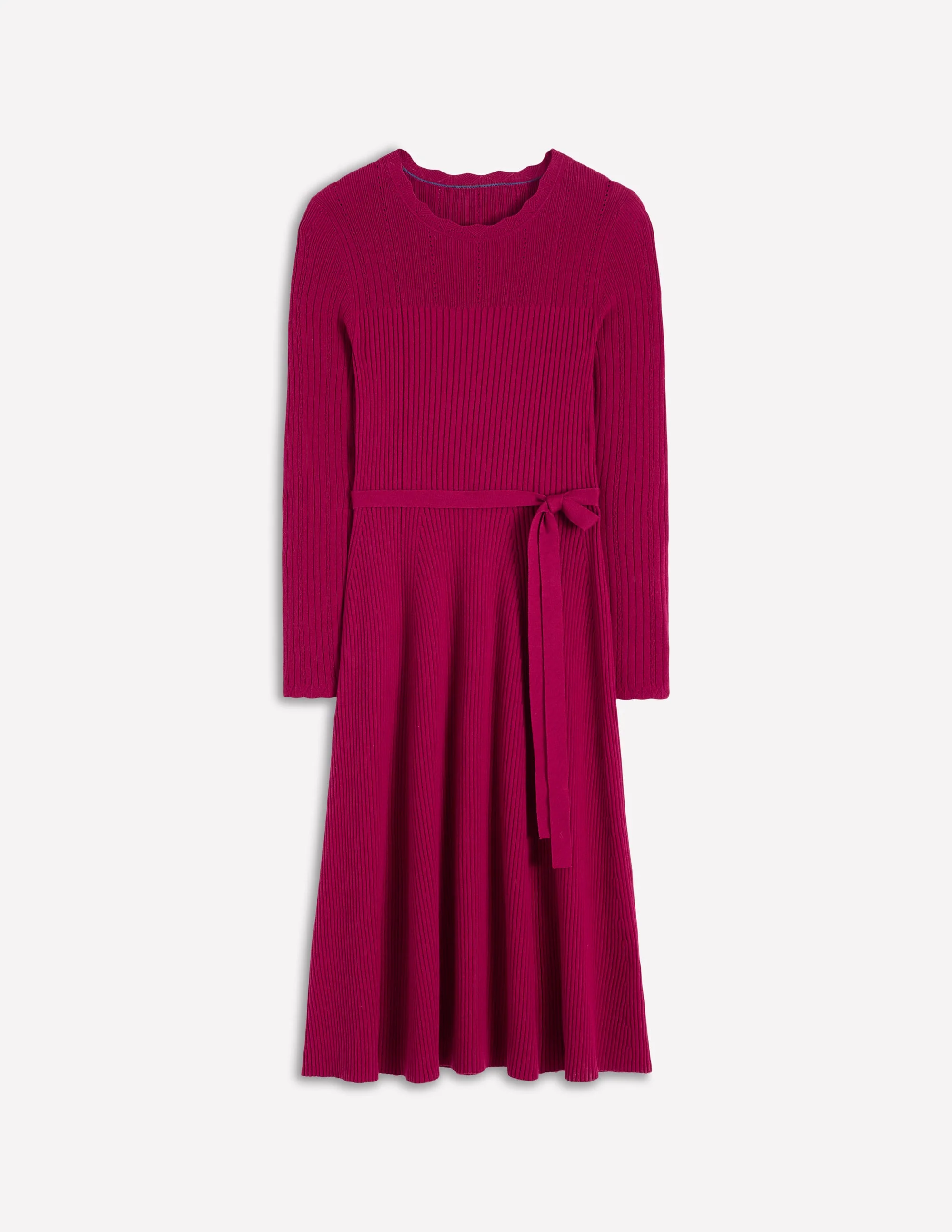Isobel Strick-Midikleid-Granatapfel - Image 7