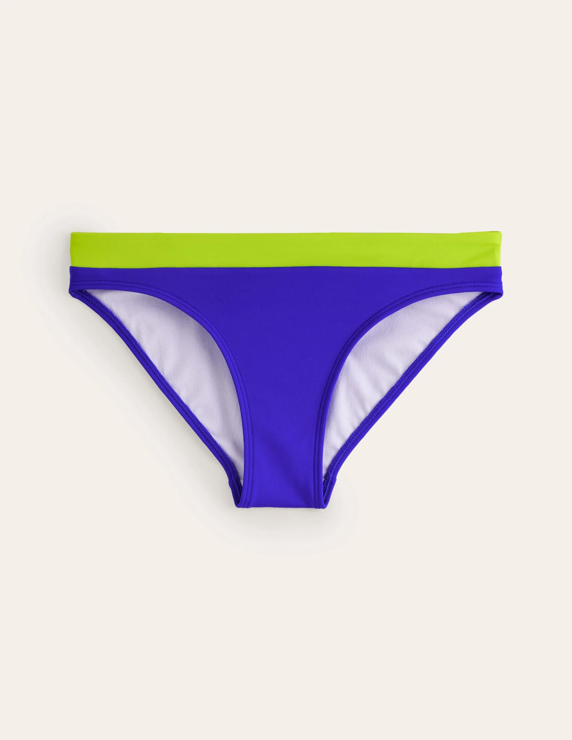 Ithaca Bikinihose mit Einsatz-Blau Blockfarben - Image 5