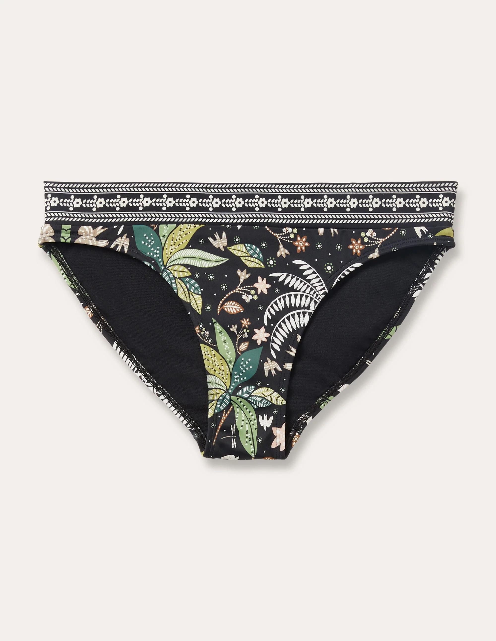 Ithaca Bikinihose mit Einsatz-Schwarz, Orientalisches Muster - Image 6