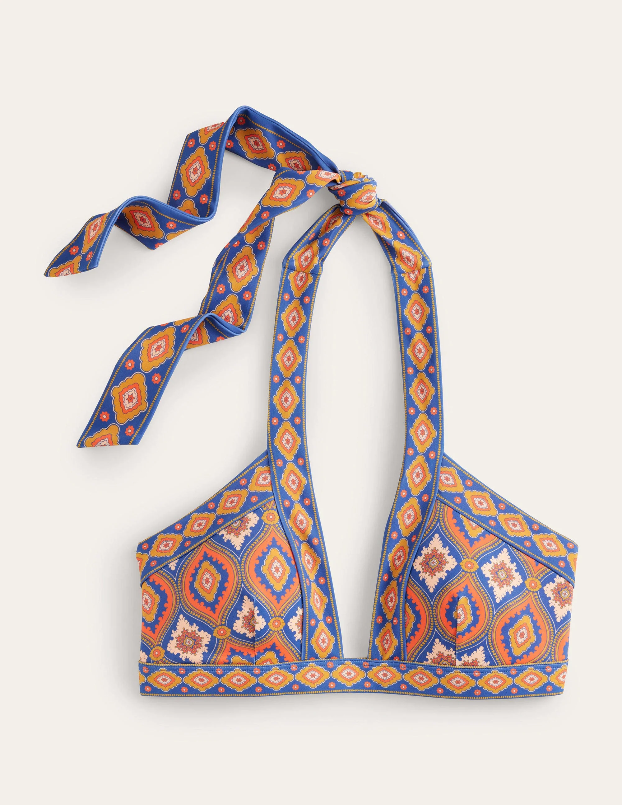 Ithaka Neckholder-Bikinioberteil-Zinnoberrot, Exotische Diamanten - Image 5