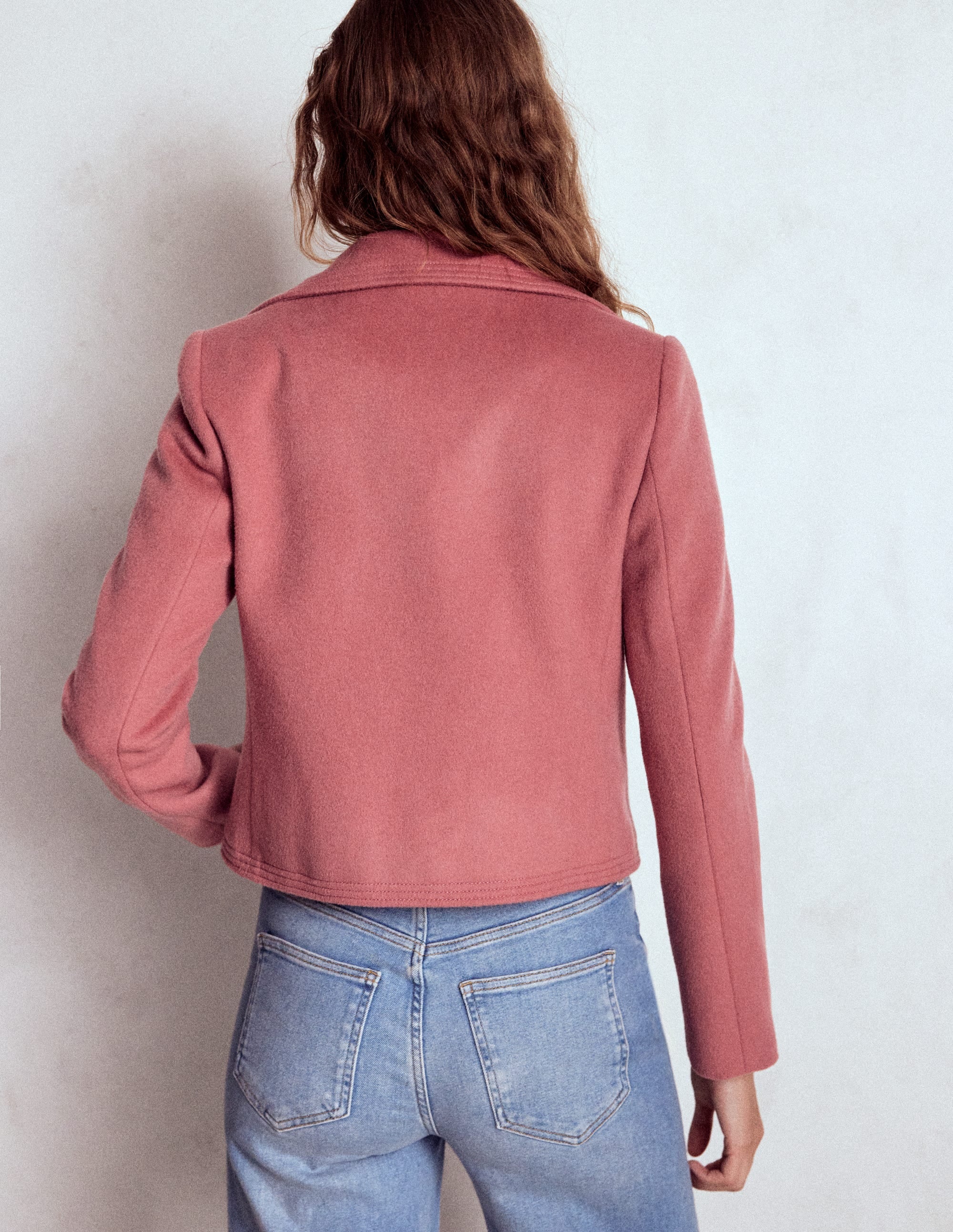 Jacke mit Steppnaht-Altrosa - Image 3