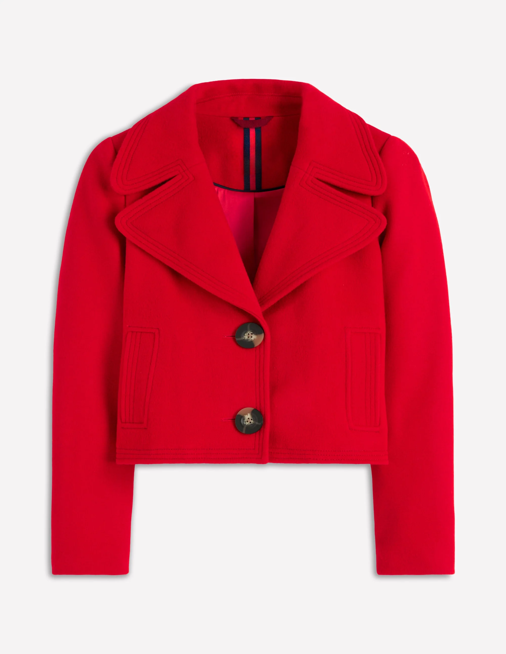 Jacke mit Steppnaht-Mohnblumenrot - Image 6