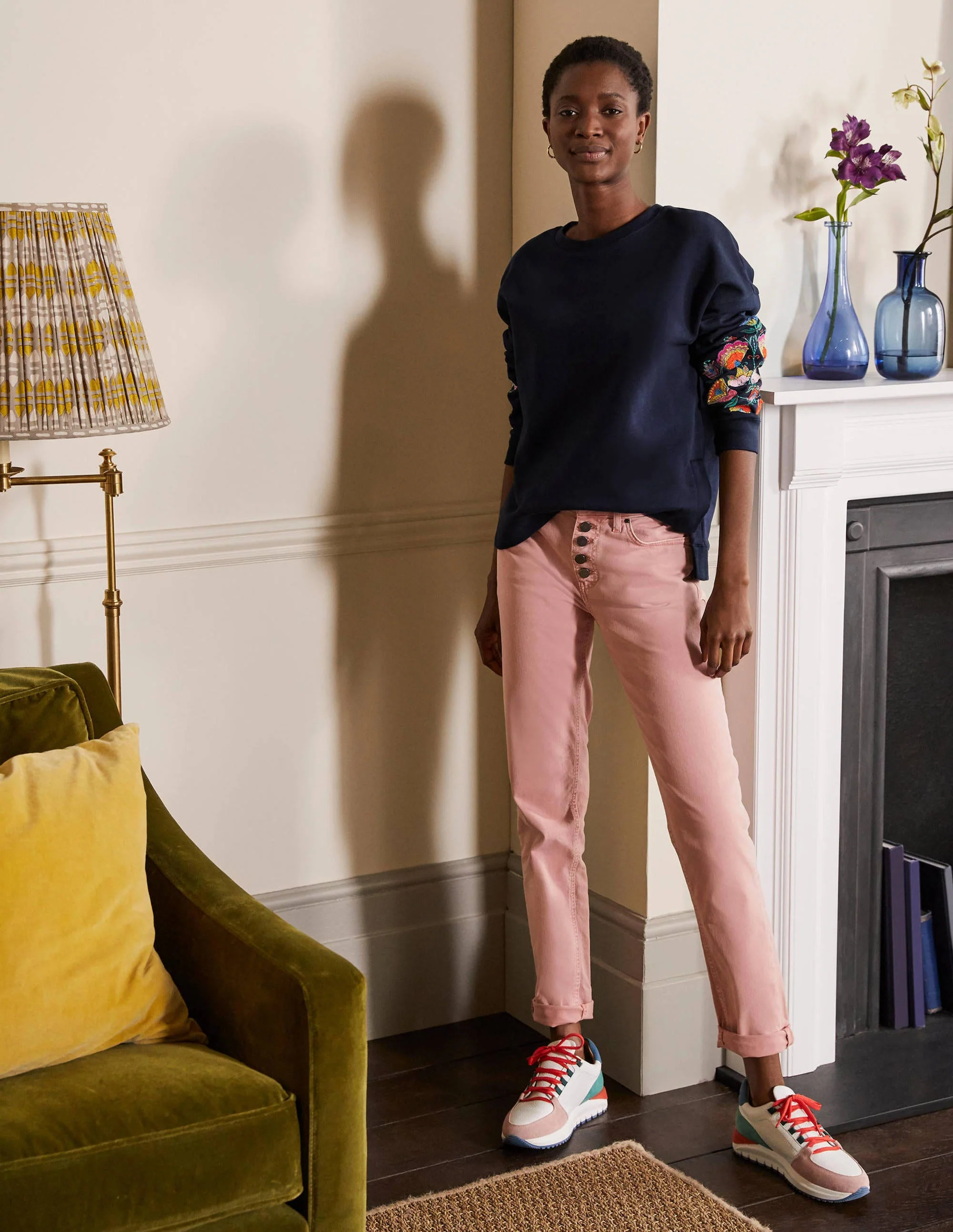Jasmine Sweatshirt-Marineblau - Image 4