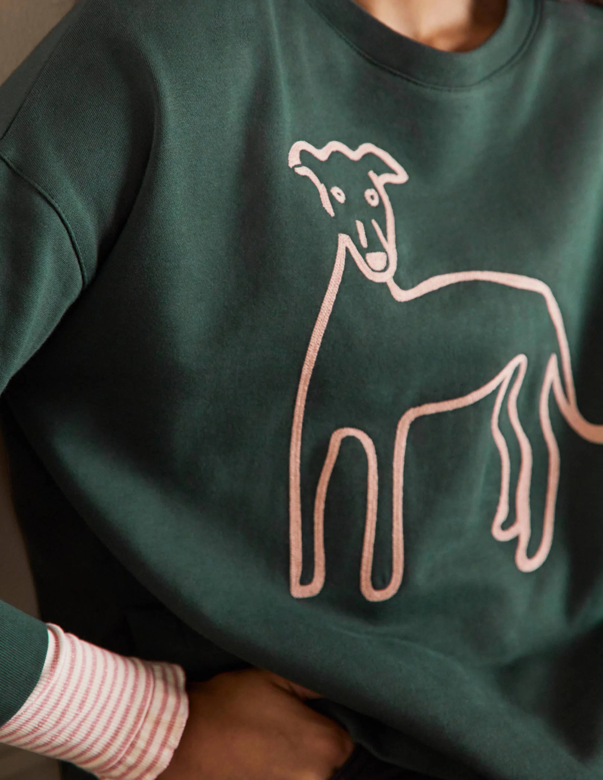 Jasmine Sweatshirt-Mitternachtsgrün - Image 2