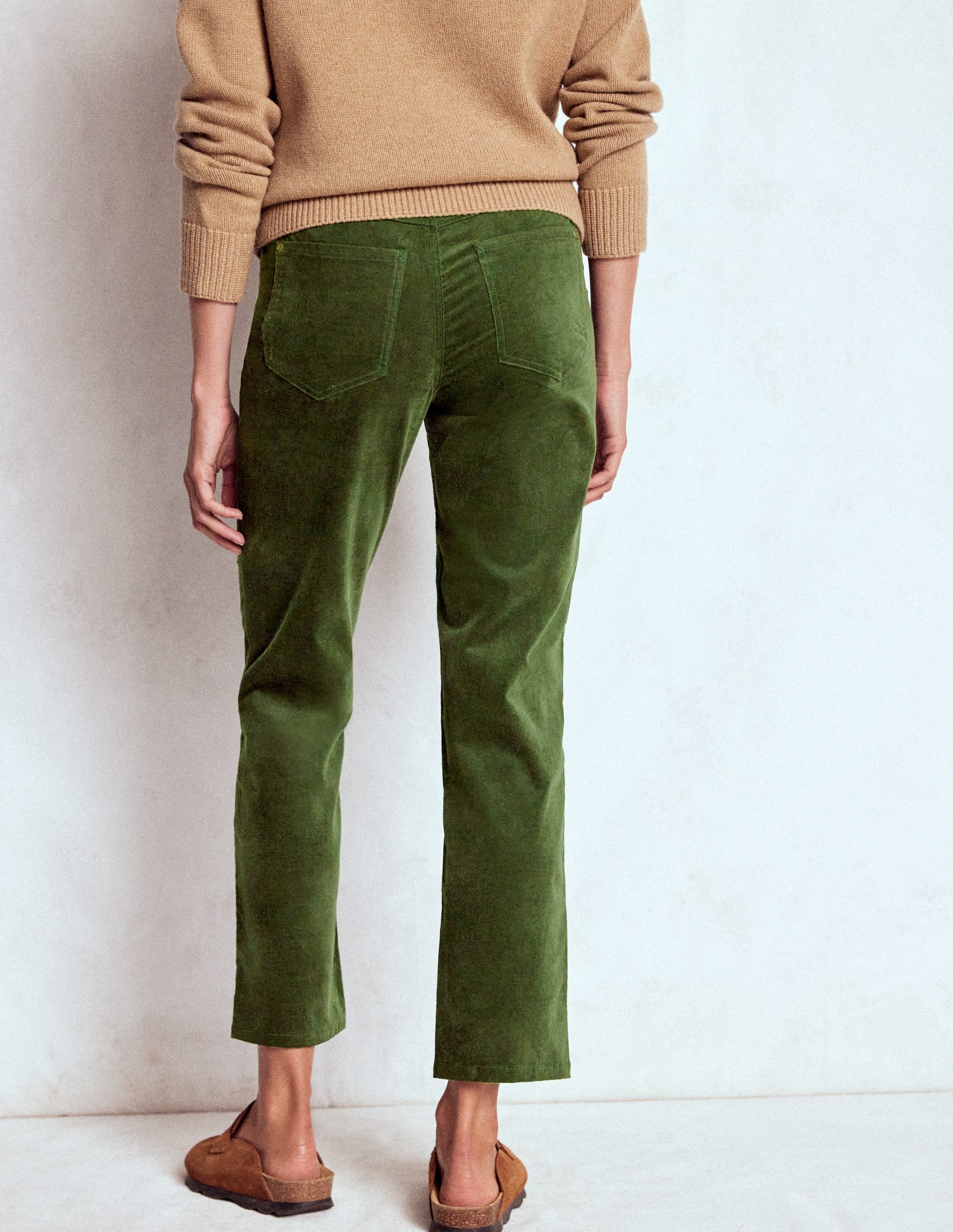 Jeans aus Veloursamt mit geradem Bein-Douglasie - Image 3