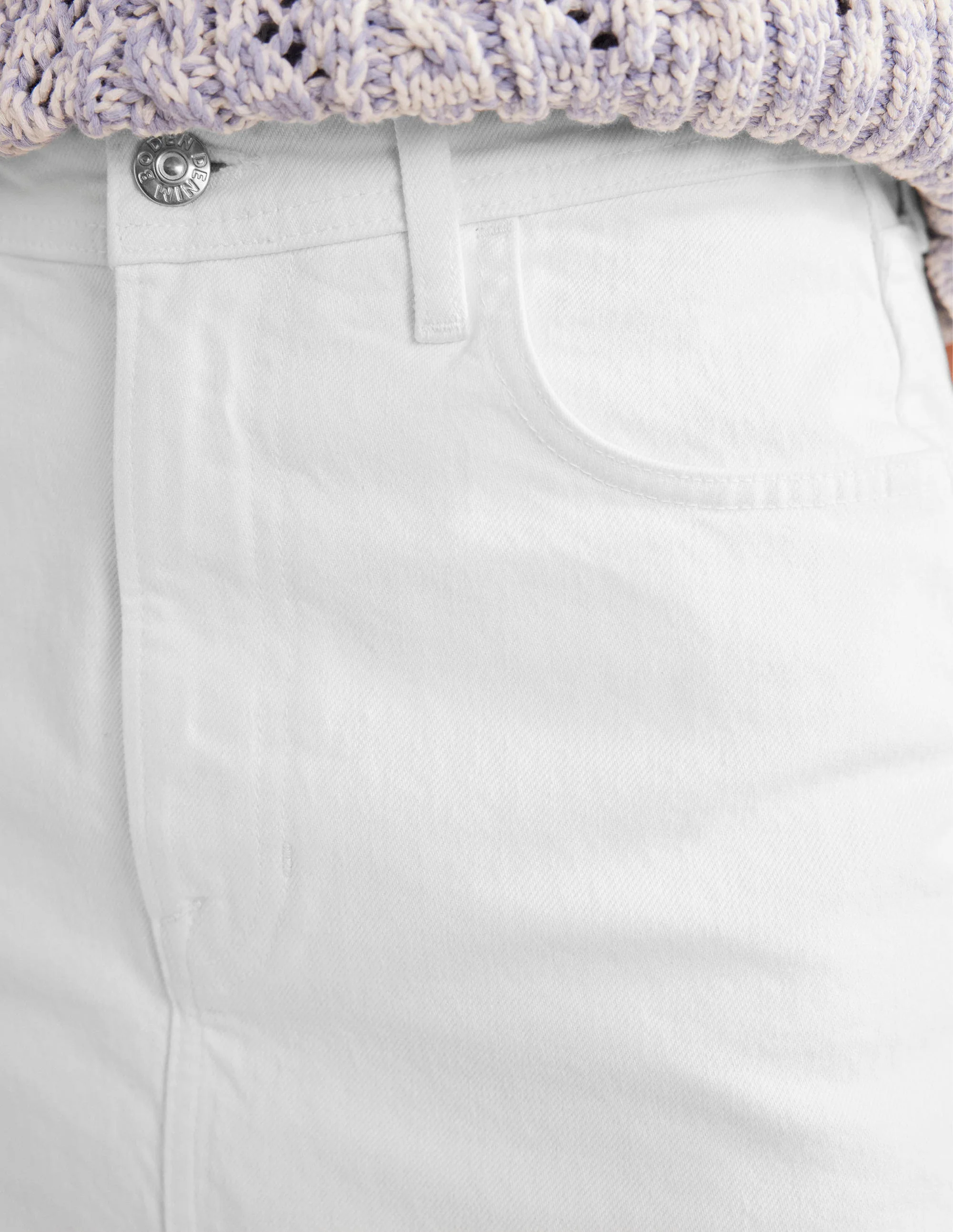 Jeans-Minirock-Ecru - Image 4