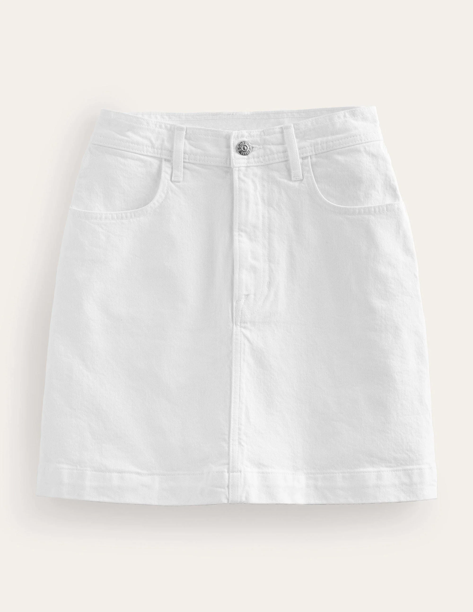 Jeans-Minirock-Ecru - Image 5