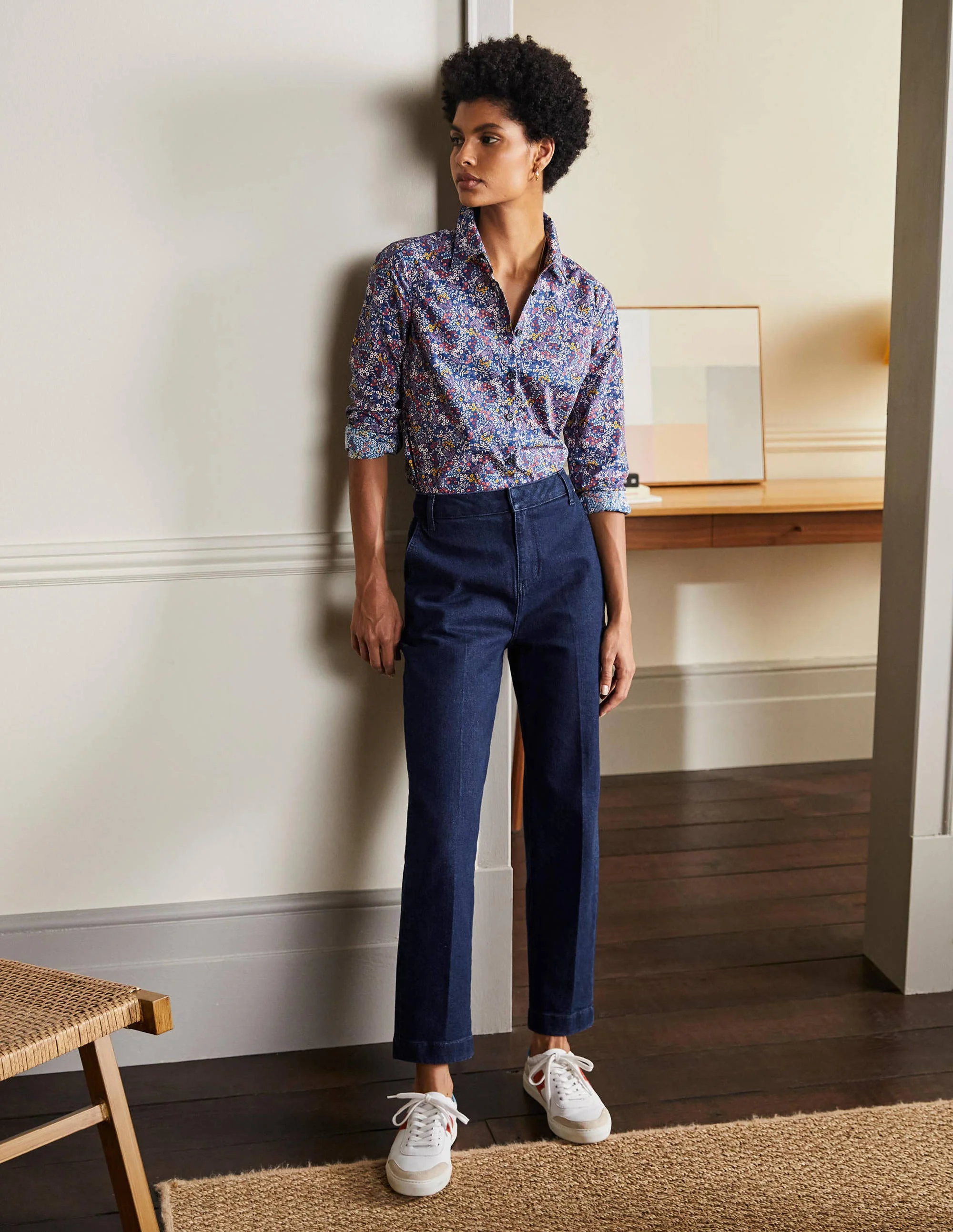 Jeans mit geradem Bein-Indigoblau - Image 5